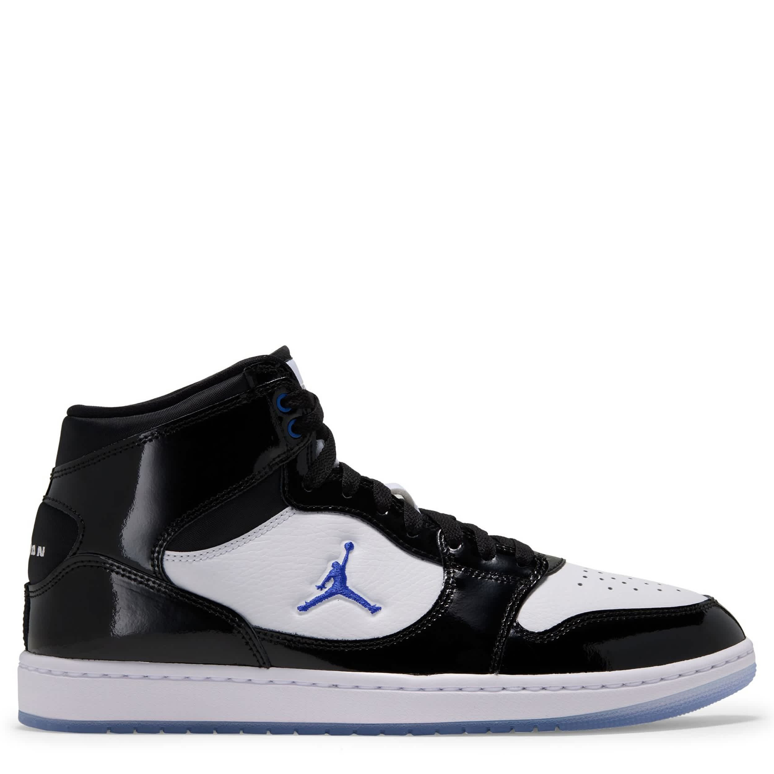 JORDAN-MENS COURT CONNECT MID SNEAKER-BLACK & BLUE
