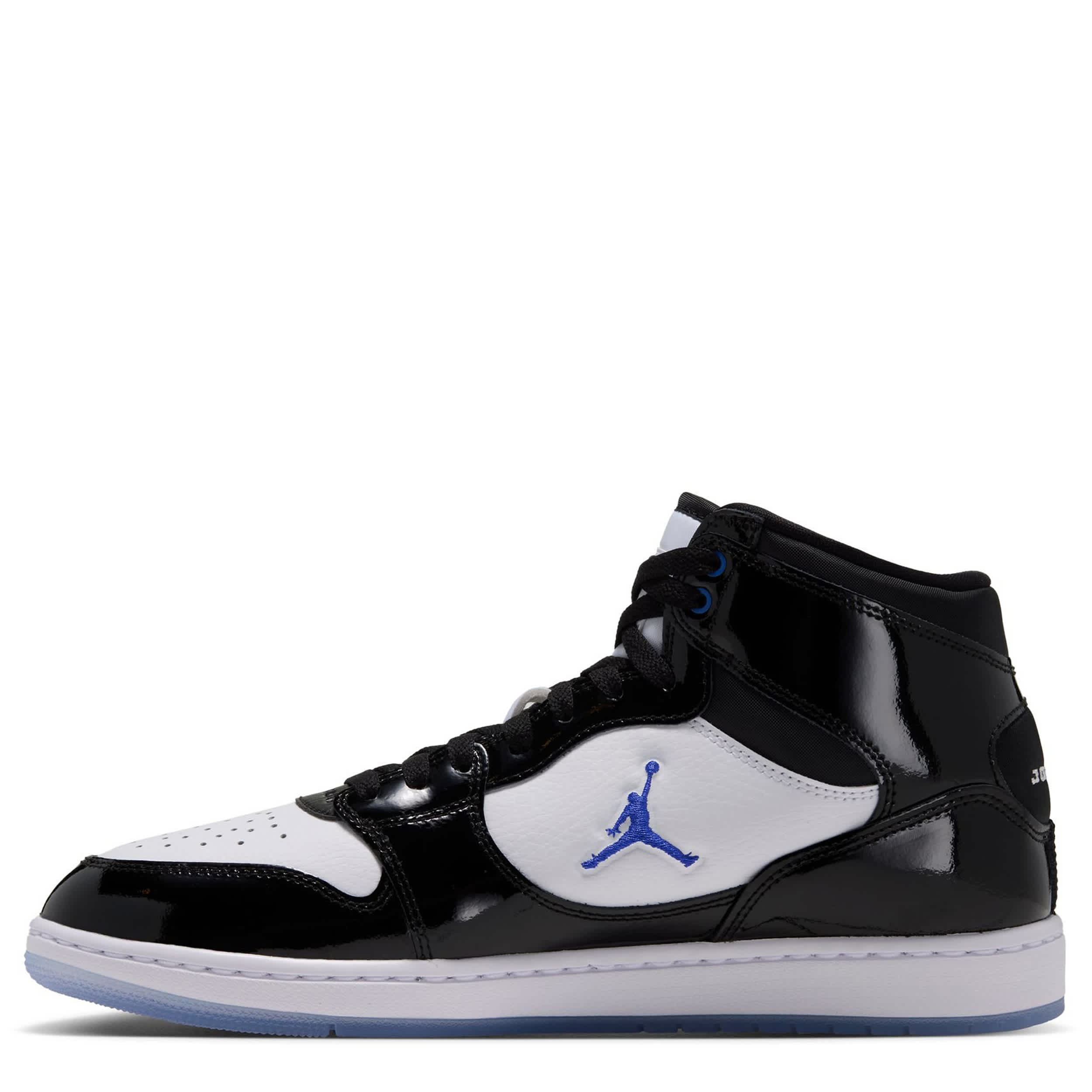 JORDAN-MENS COURT CONNECT MID SNEAKER-BLACK & BLUE