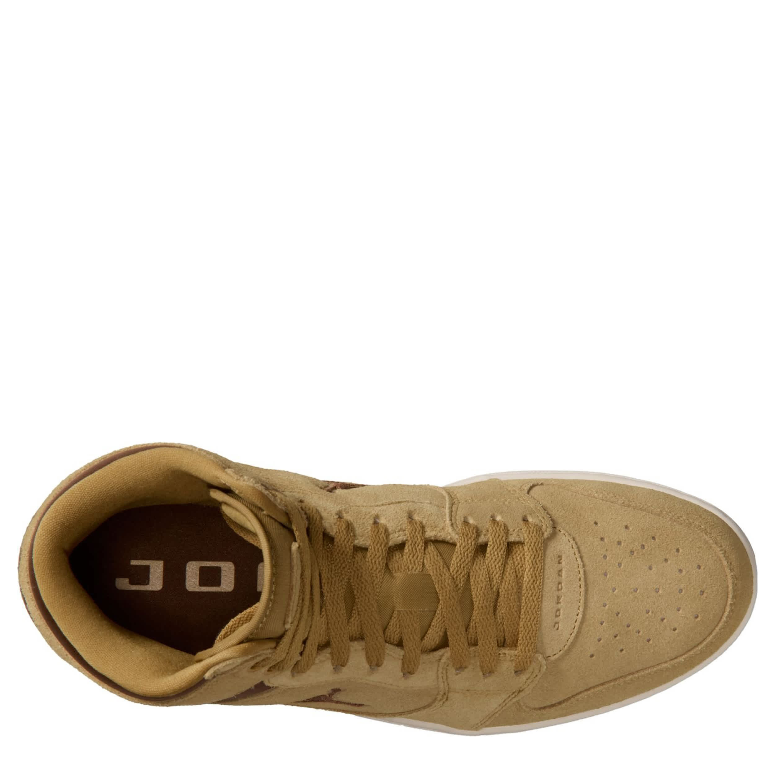 JORDAN-MENS COURT CONNECT MID SNEAKER-BROWN & BROWN