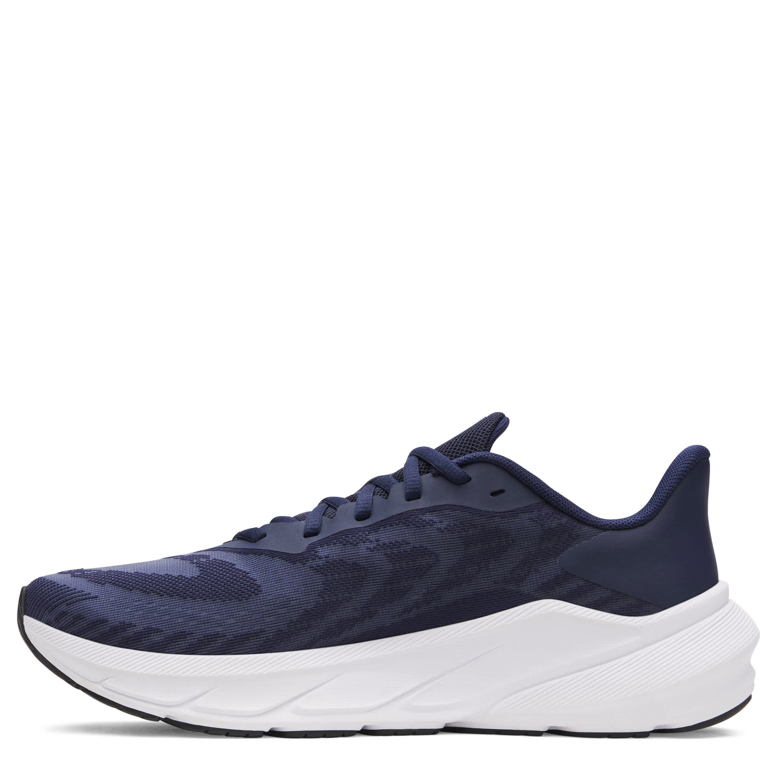 UNDER ARMOUR-MENS CHARGED+ TURBULENCE 3 RUNNING SHOE-NAVY & WHITE