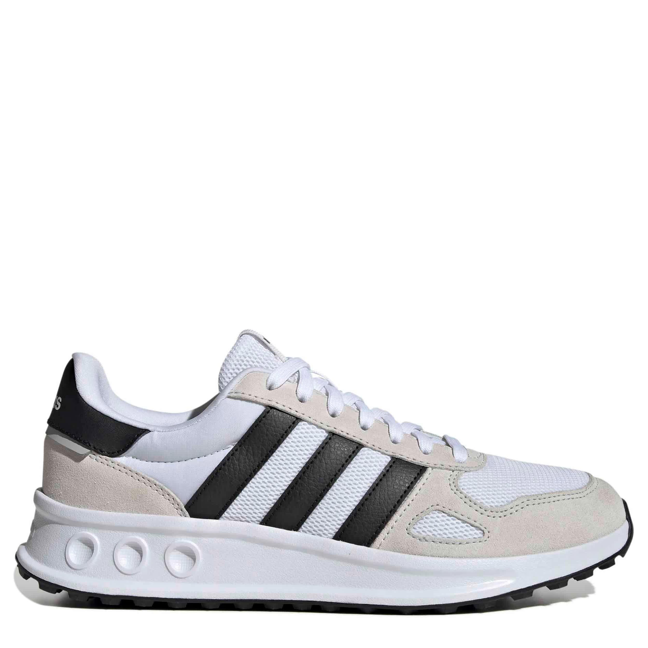 ADIDAS-MENS RUN 84 SNEAKER-WHITE & BLACK