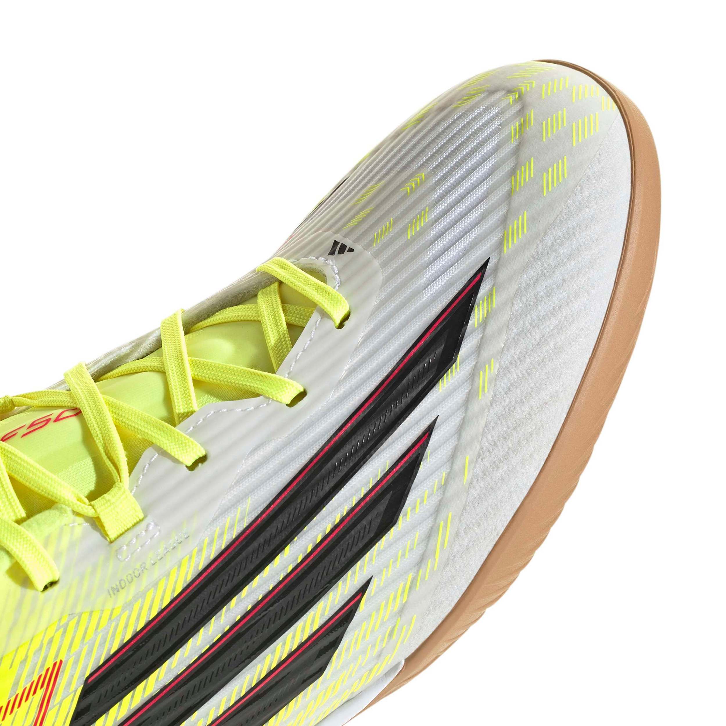 ADIDAS-UNISEX F50 LEAGUE INDOOR SOCCER SHOES-YELLOW & BLACK