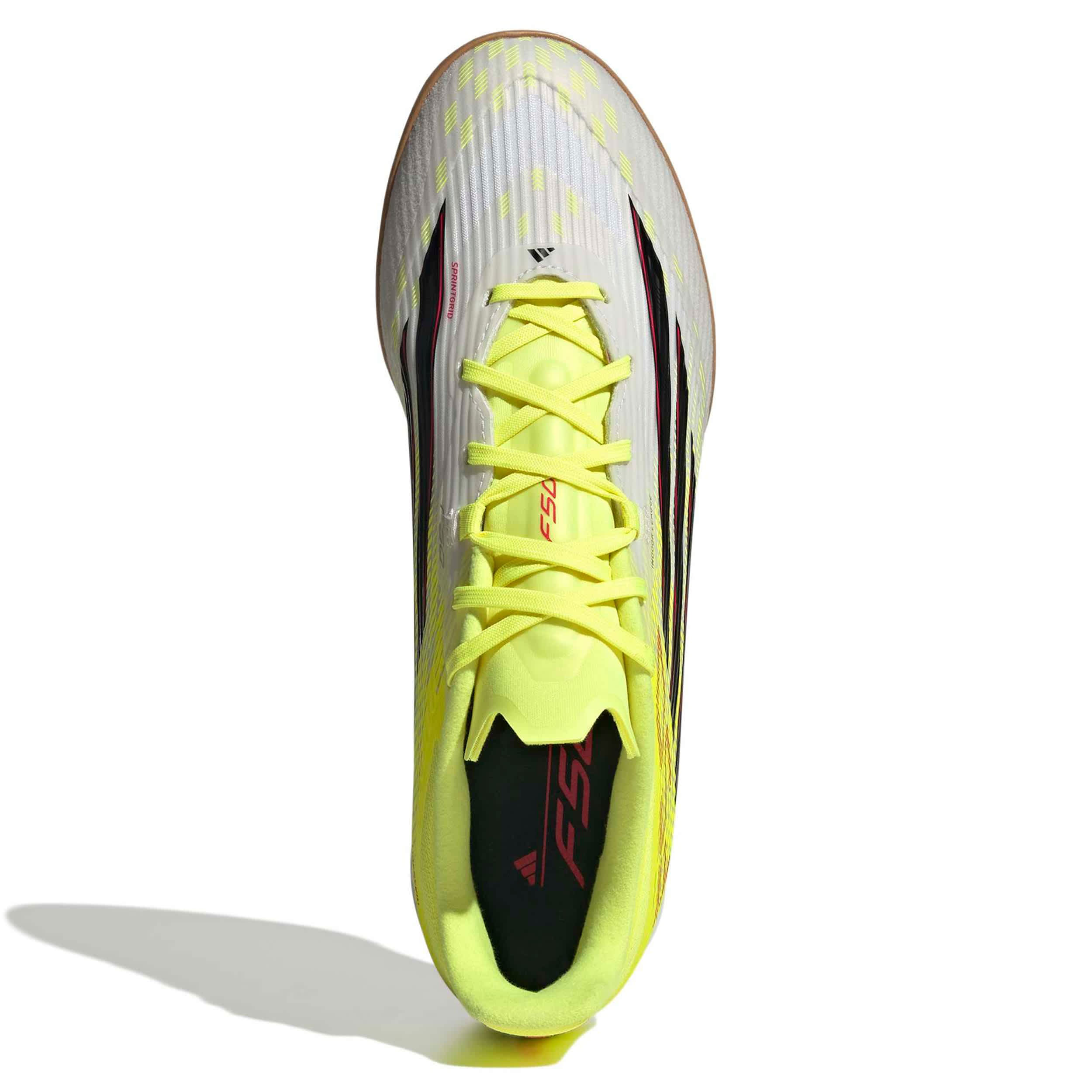 ADIDAS-UNISEX F50 LEAGUE INDOOR SOCCER SHOES-YELLOW & BLACK