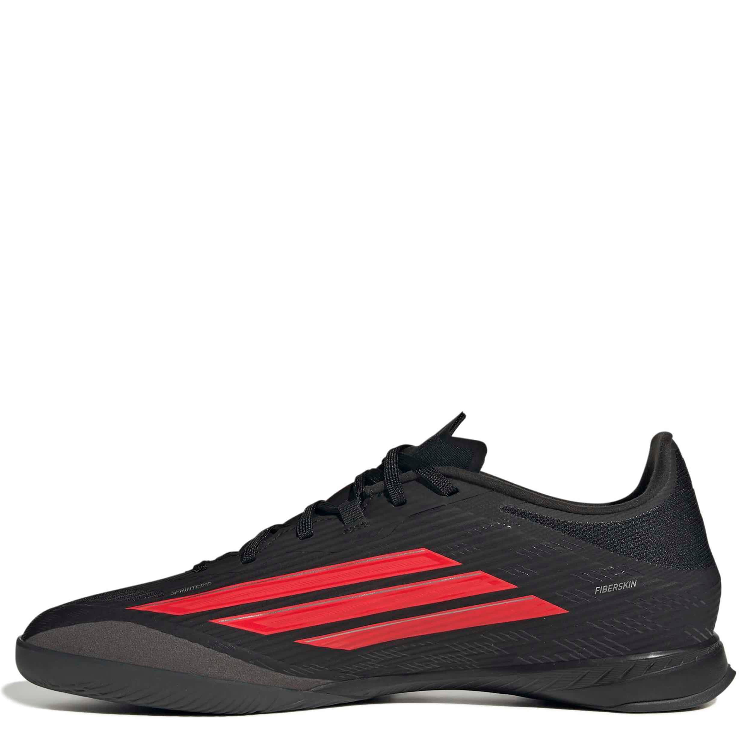 ADIDAS-UNISEX F50 LEAGUE INDOOR SOCCER SHOES-BLACK & RED