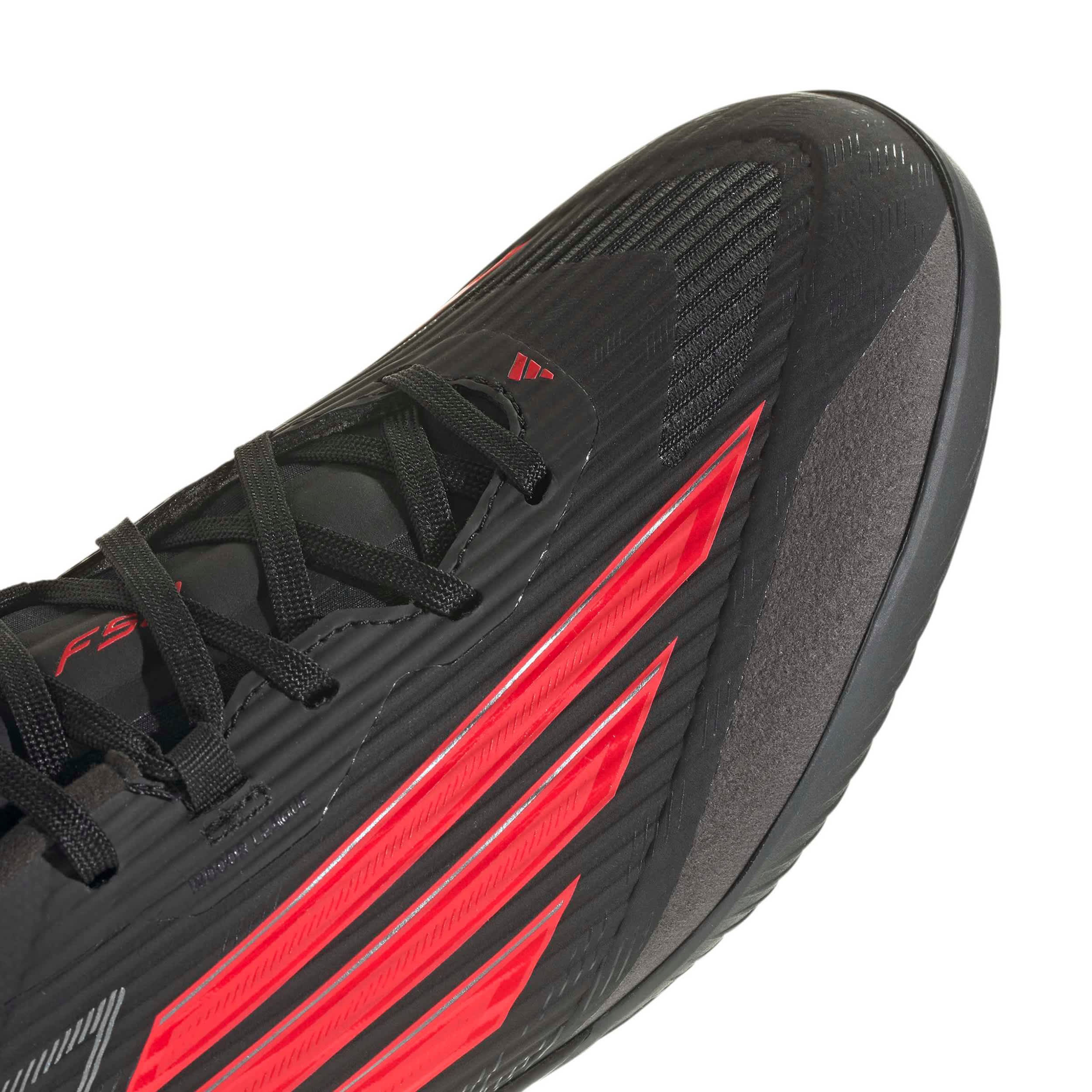 ADIDAS-UNISEX F50 LEAGUE INDOOR SOCCER SHOES-BLACK & RED