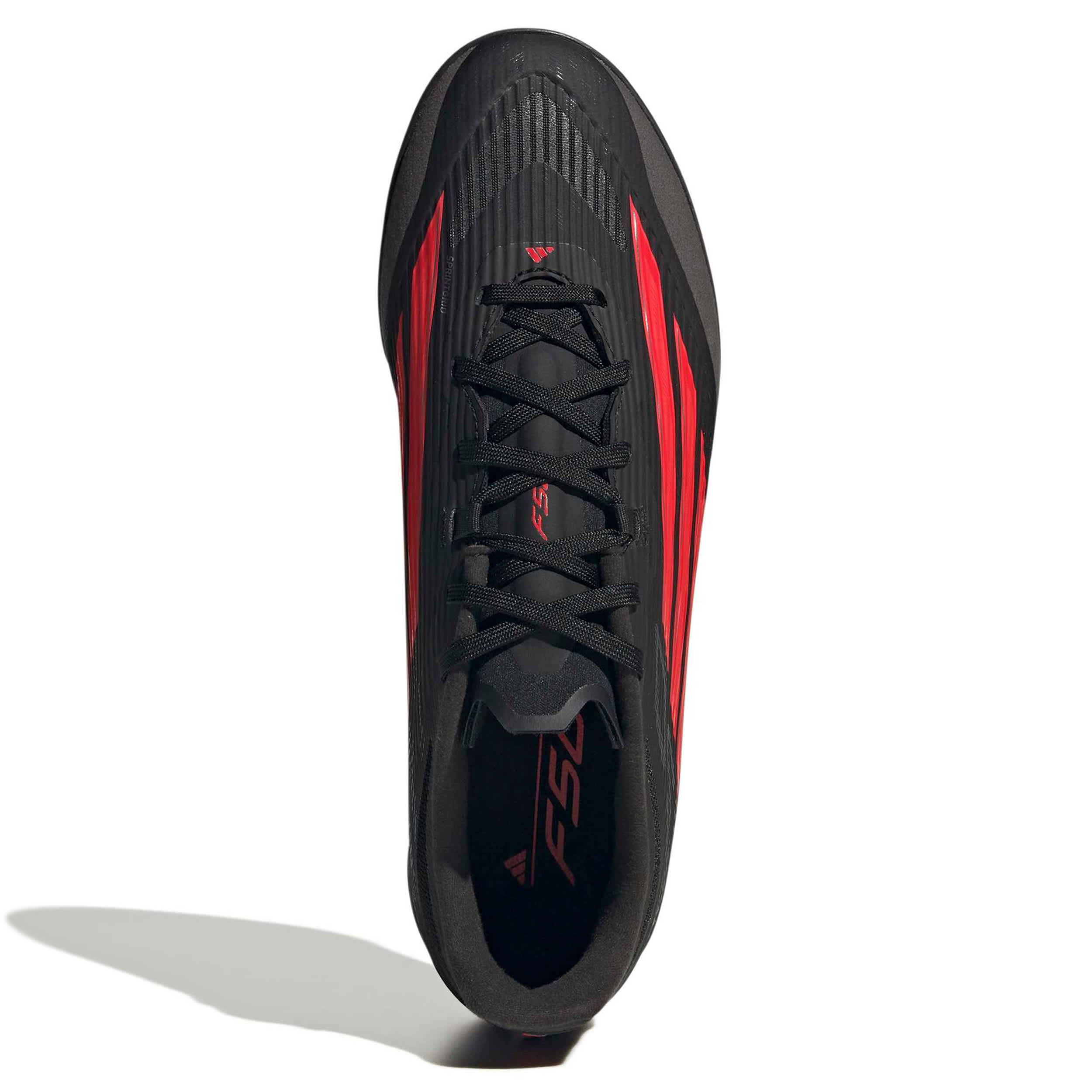 ADIDAS-UNISEX F50 LEAGUE INDOOR SOCCER SHOES-BLACK & RED