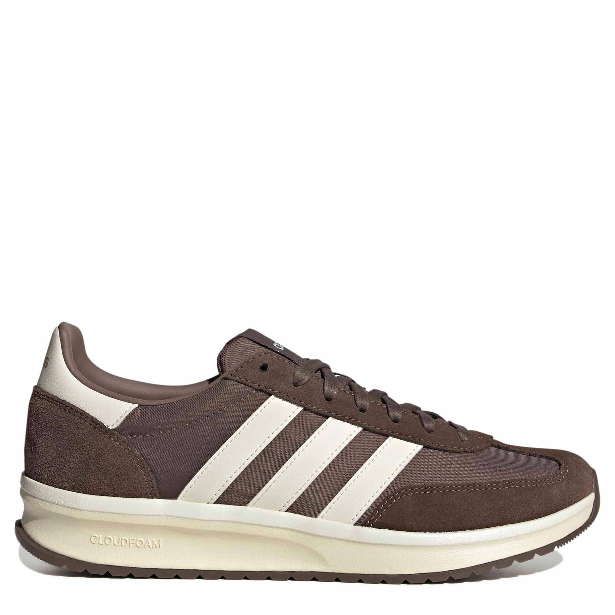 ADIDAS-MENS RUN 70S 2.0 SNEAKER-BROWN & OFF WHITE