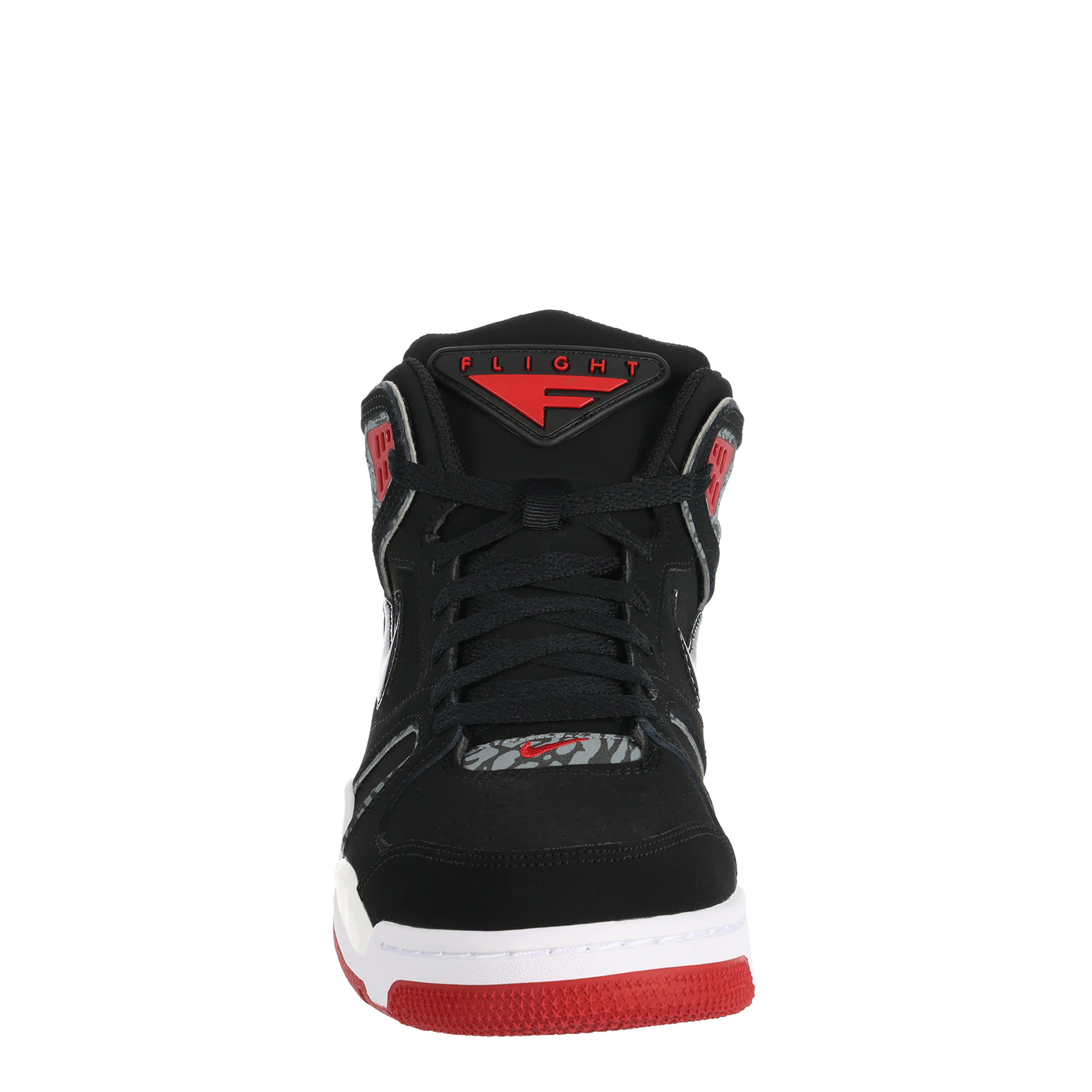 NIKE-MENS AIRE FLIGHT FALCON SNEAKER-BLACK & RED