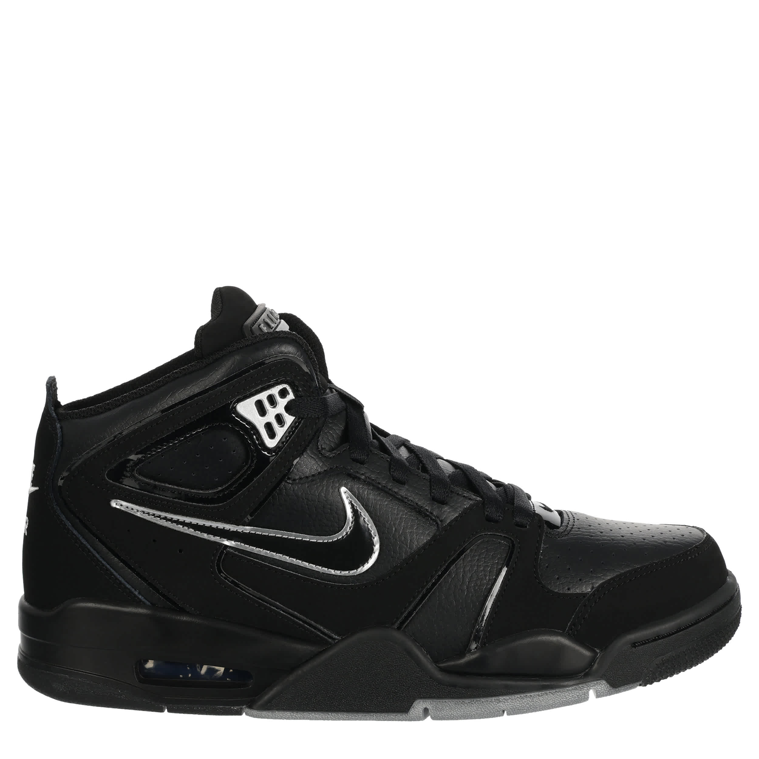 NIKE-MENS AIRE FLIGHT FALCON SNEAKER-BLACK & BLACK