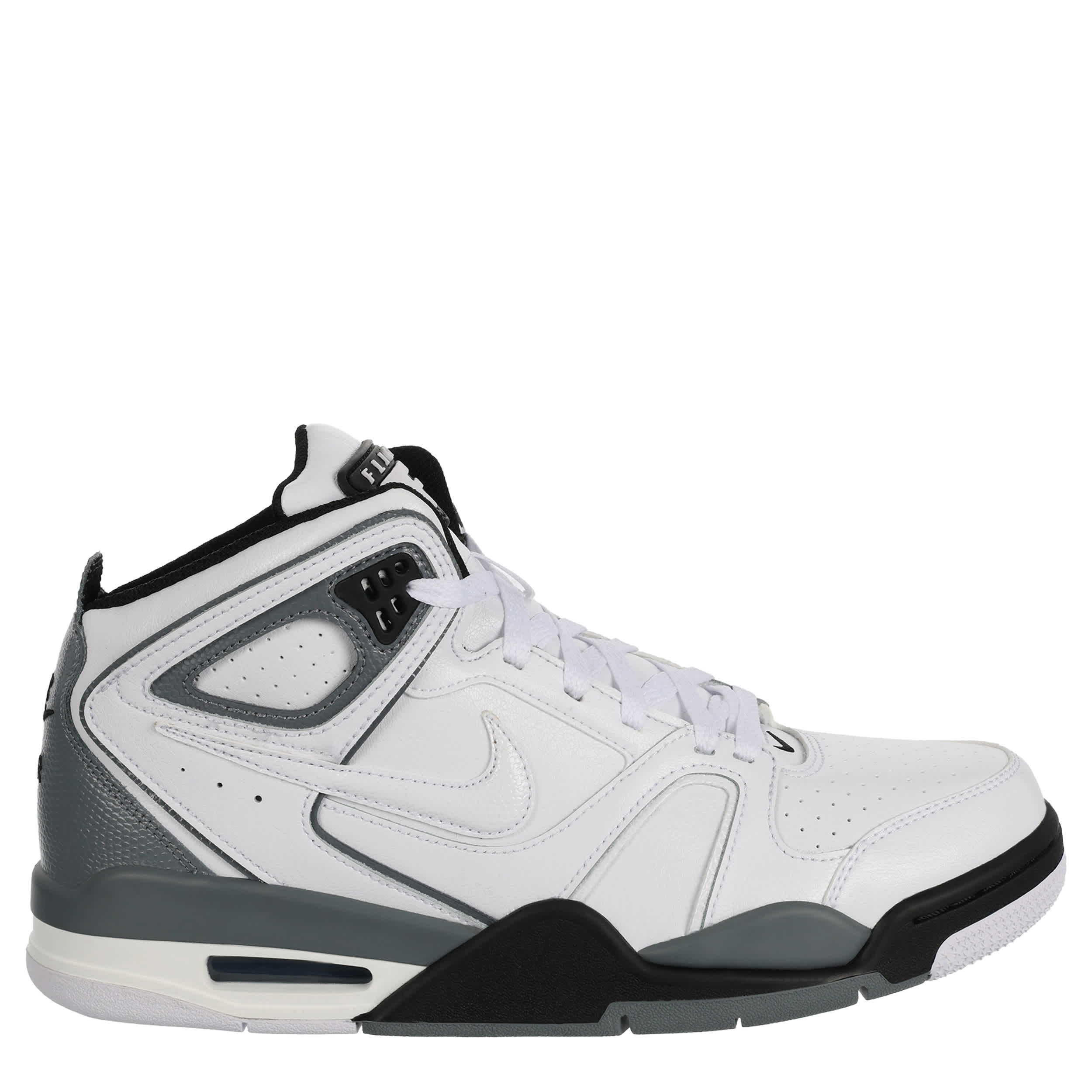NIKE-MENS AIRE FLIGHT FALCON SNEAKER-WHITE & BLACK