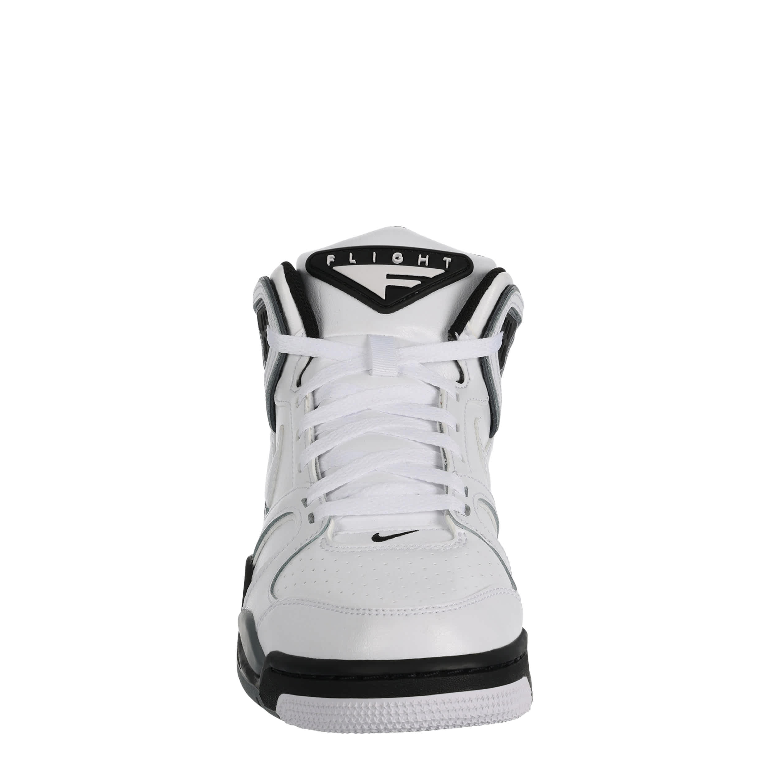 NIKE-MENS AIRE FLIGHT FALCON SNEAKER-WHITE & BLACK