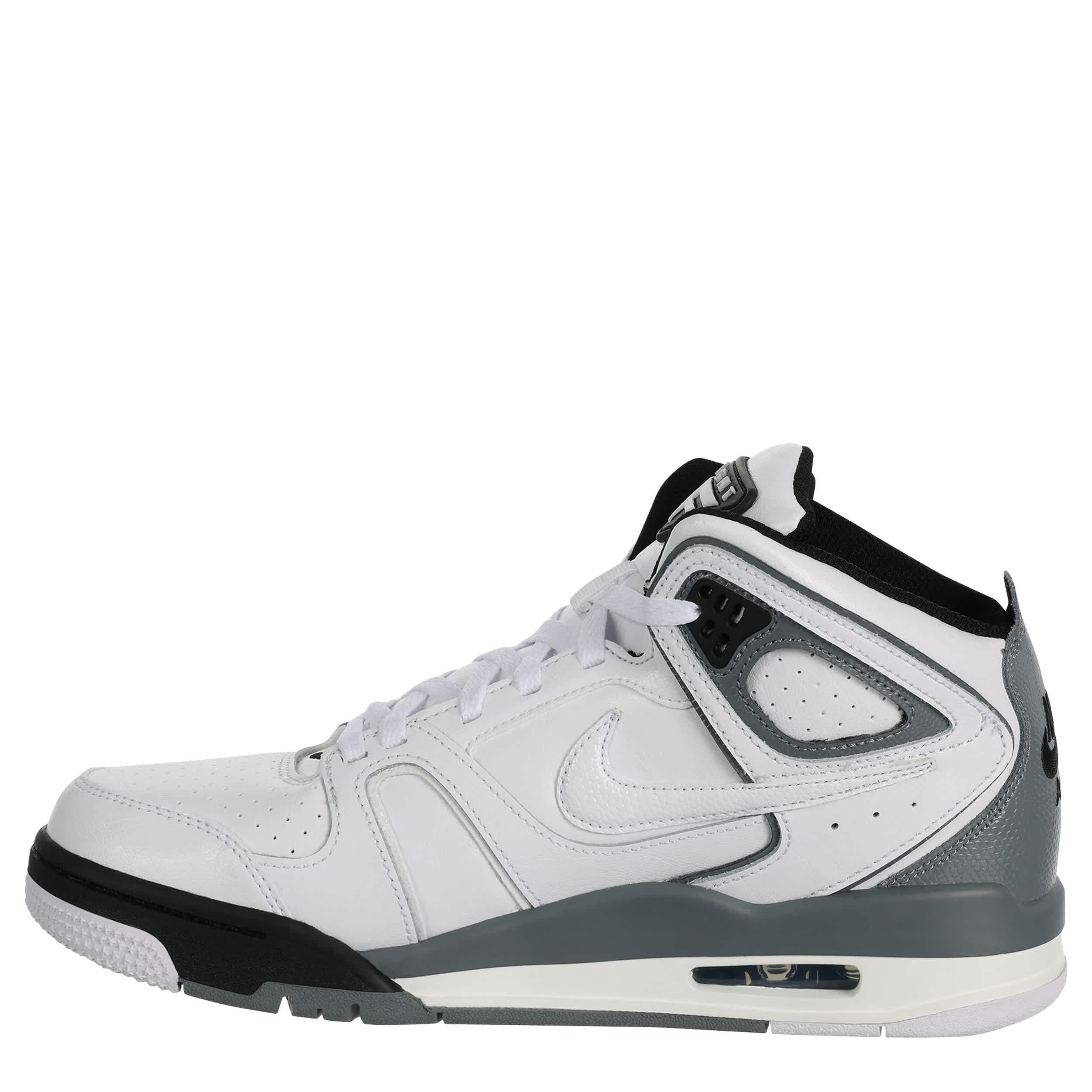 NIKE-MENS AIRE FLIGHT FALCON SNEAKER-WHITE & BLACK