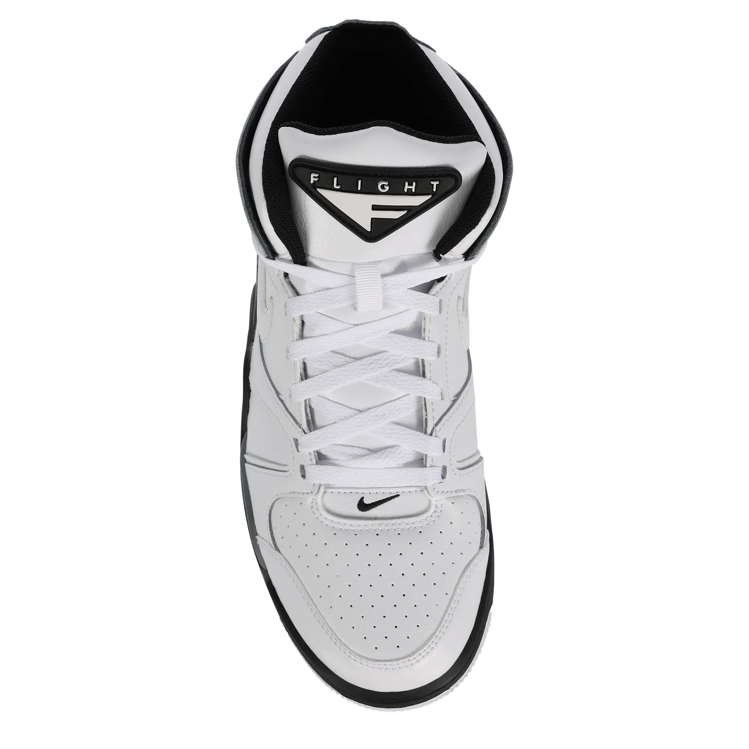 NIKE-MENS AIRE FLIGHT FALCON SNEAKER-WHITE & BLACK