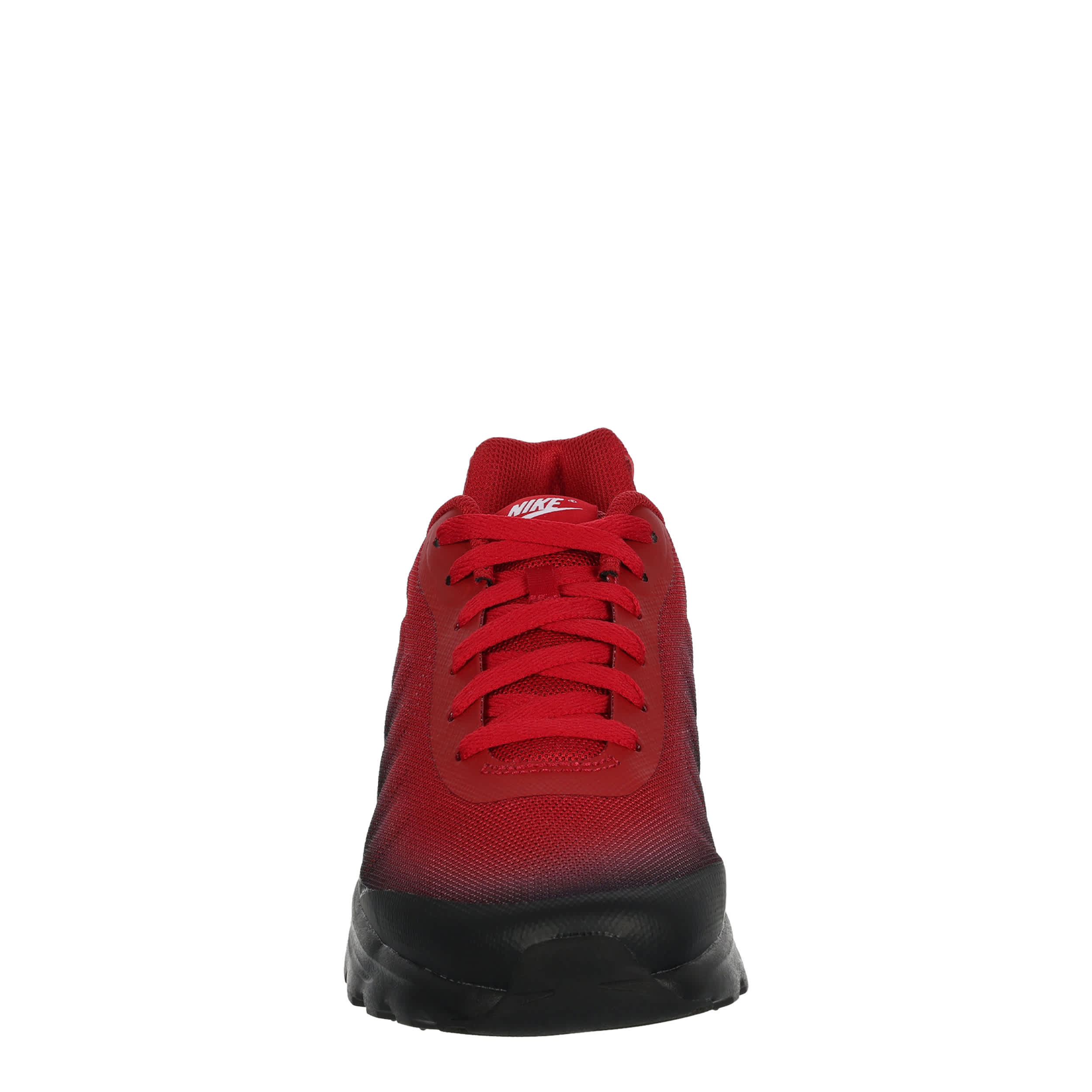 NIKE-MENS AIR MAX INVIGOR SNEAKER-RED & BLACK