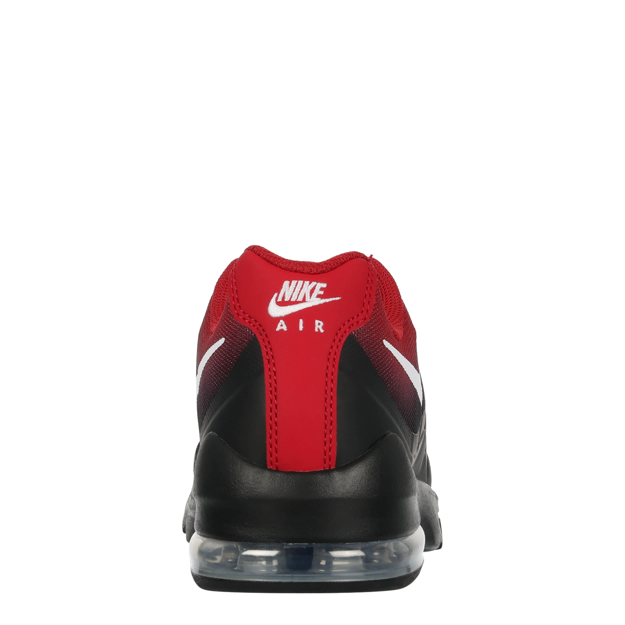 NIKE-MENS AIR MAX INVIGOR SNEAKER-RED & BLACK
