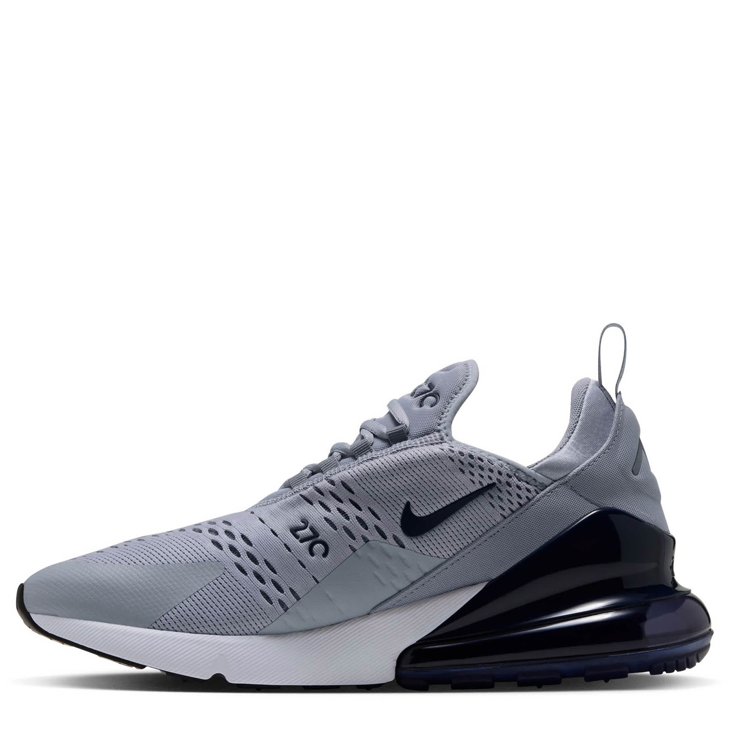 NIKE-MENS AIR MAX 270 SNEAKER-GREY & WHITE