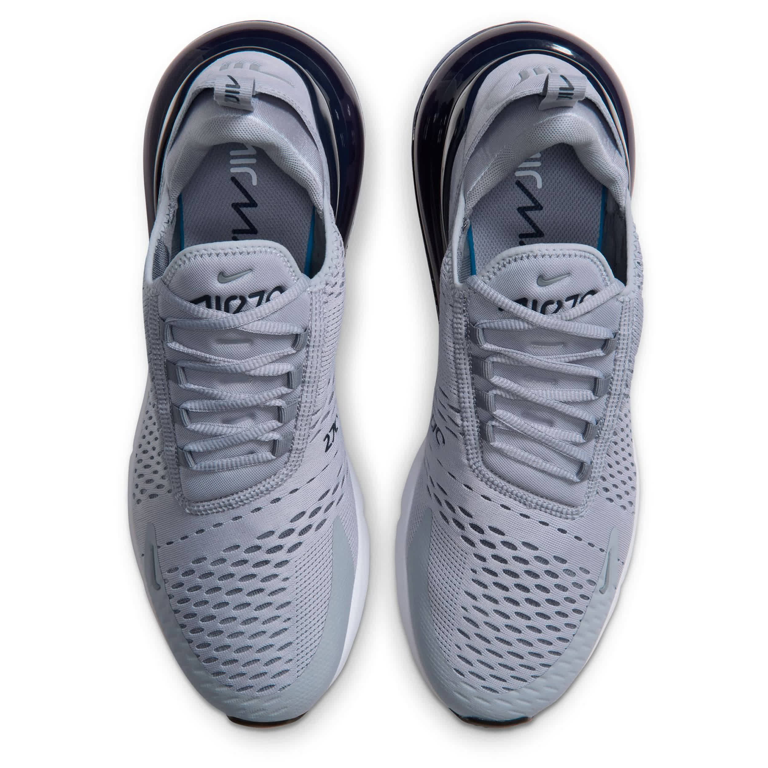 NIKE-MENS AIR MAX 270 SNEAKER-GREY & WHITE