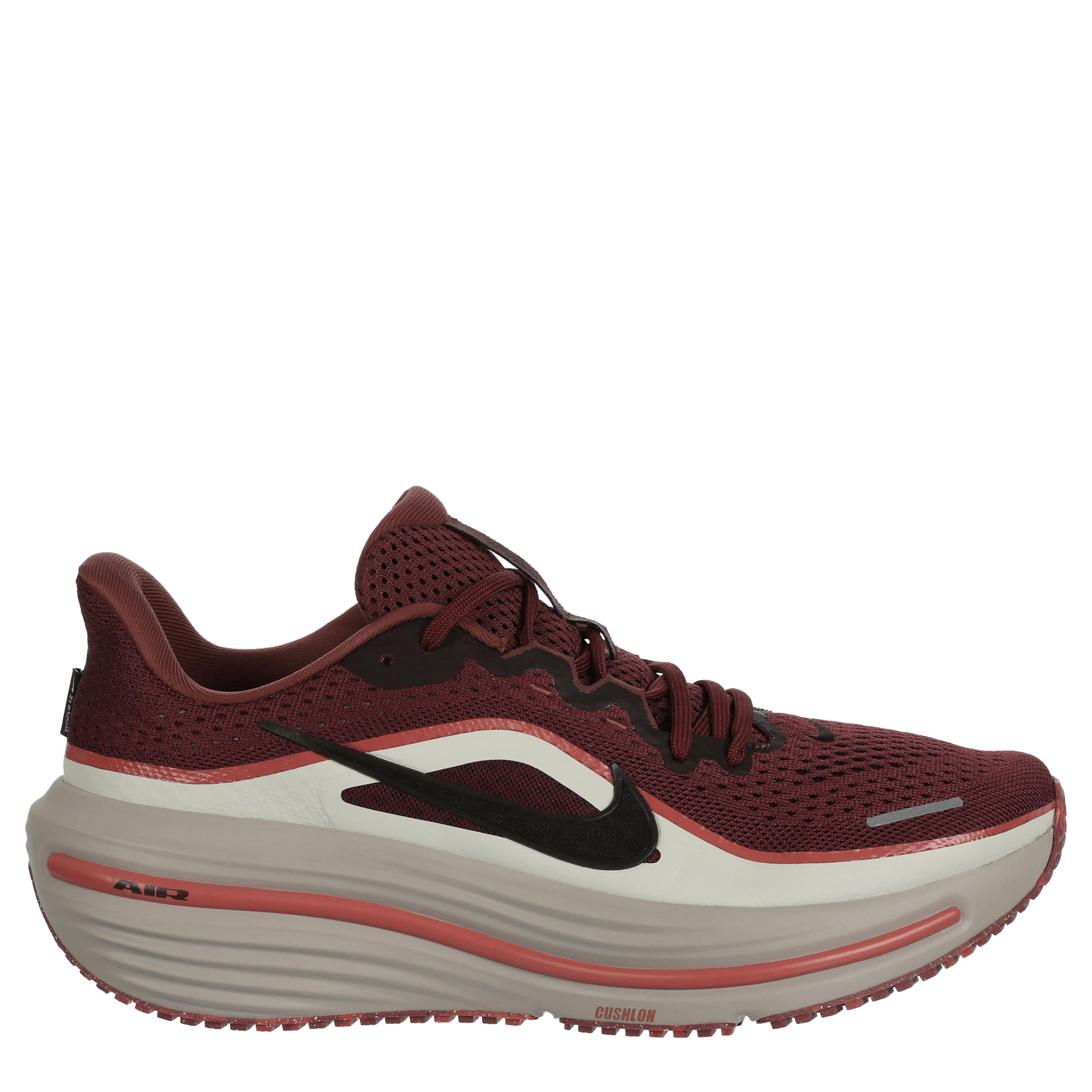 NIKE-MENS WINFLO 12 RUNNING SHOE-BURGUNDY & BROWN
