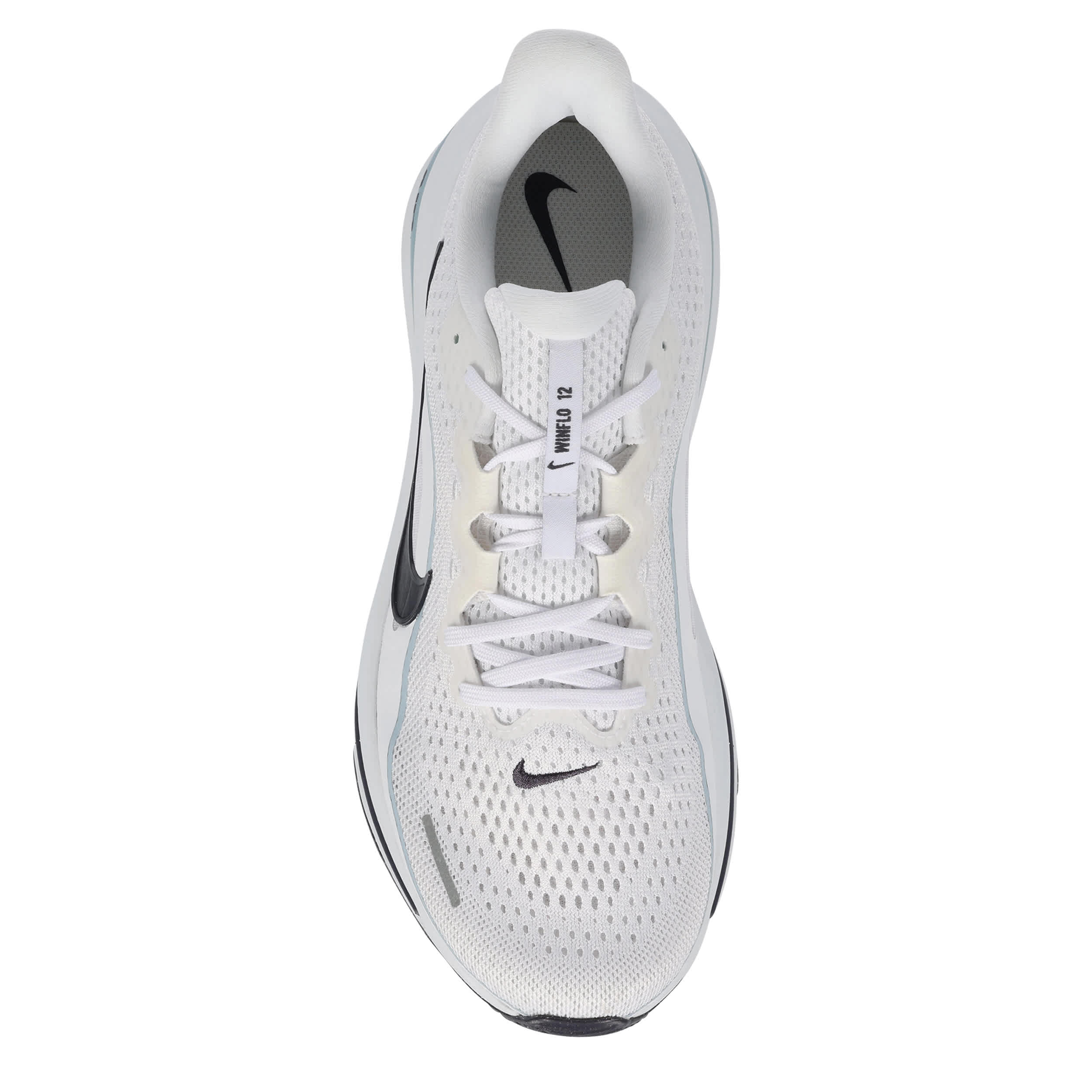 NIKE-MENS WINFLO 12 RUNNING SHOE-WHITE & BLUE