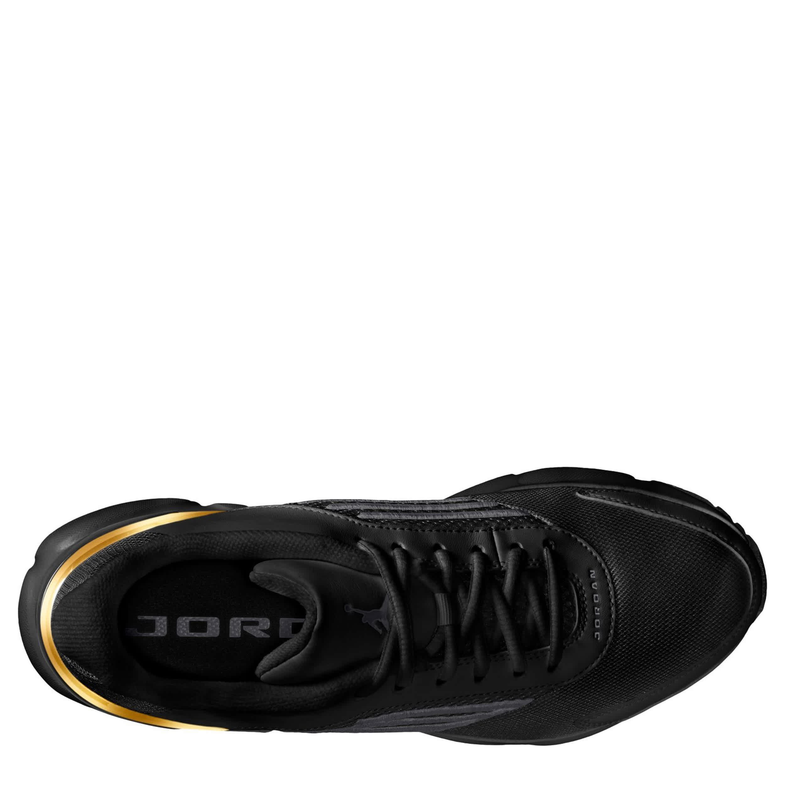 JORDAN-MENS TRUNNER FLOW SNEAKER-BLACK & GOLD