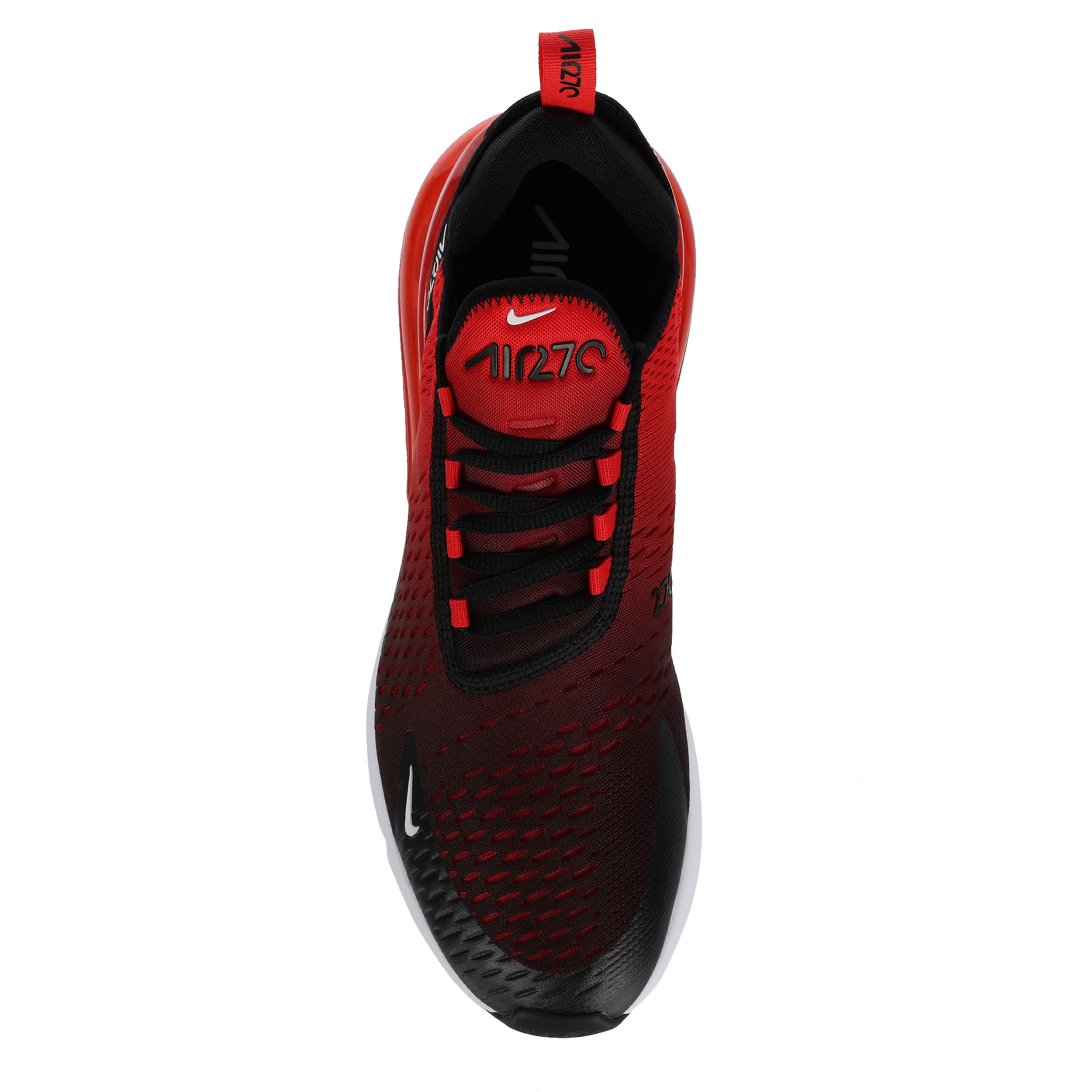 NIKE-MENS AIR MAX 270 SNEAKER-RED & BLACK