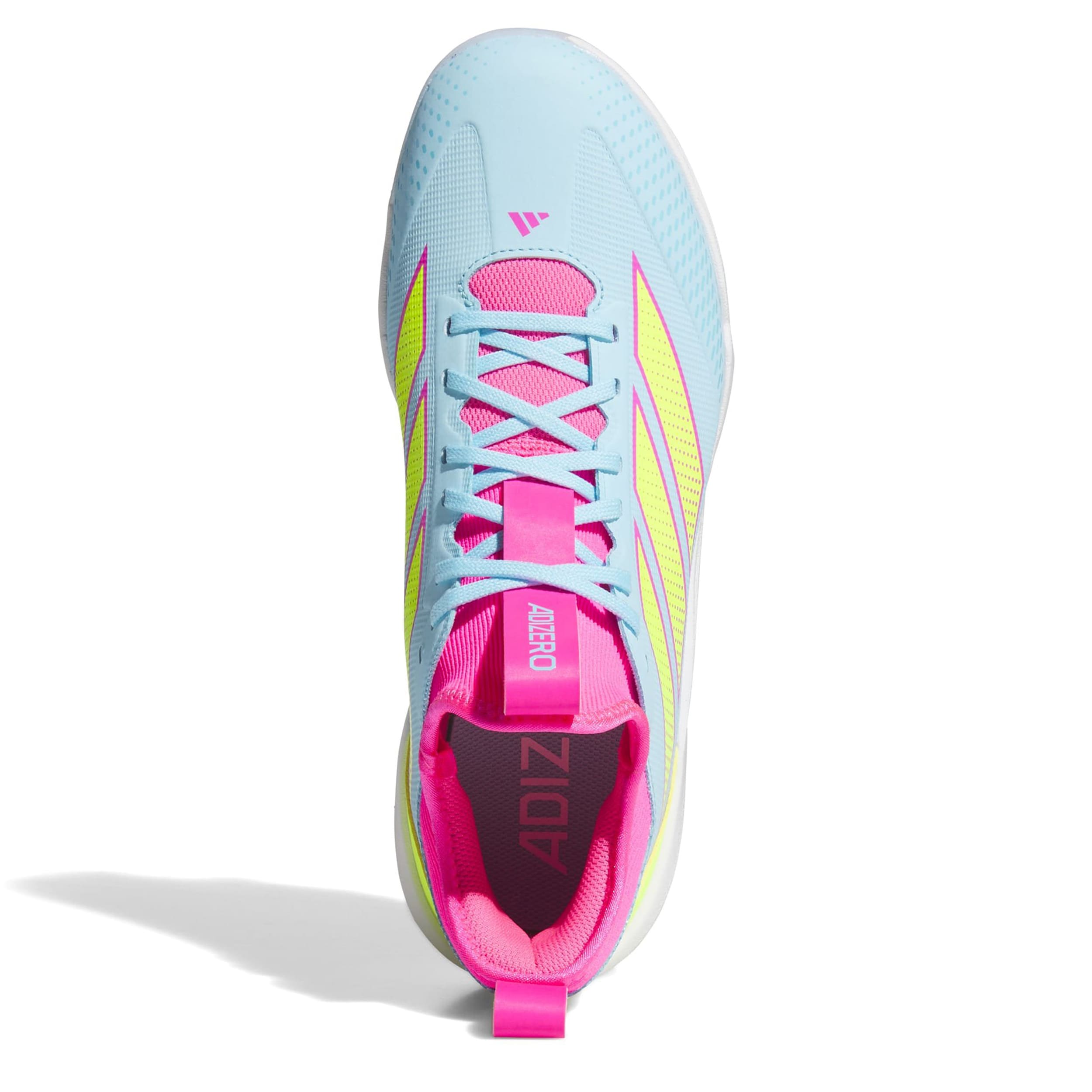 ADIDAS-UNISEX ADIZERO IMPACT 2.0 TPU CLEATS-BLUE & YELLOW
