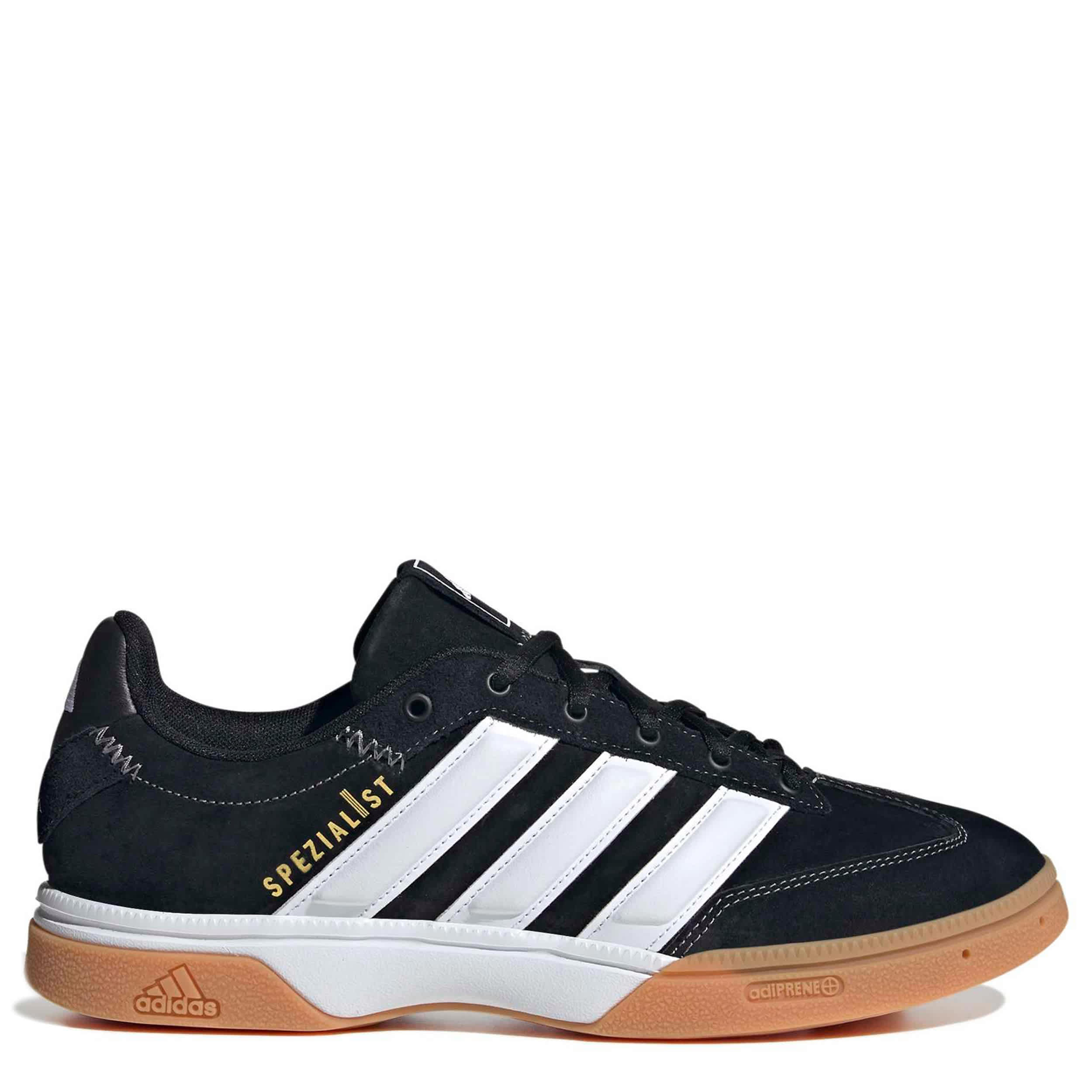 ADIDAS-MENS SPEZIALIST INDOOR VOLLEYBALL SHOES-BLACK & WHITE