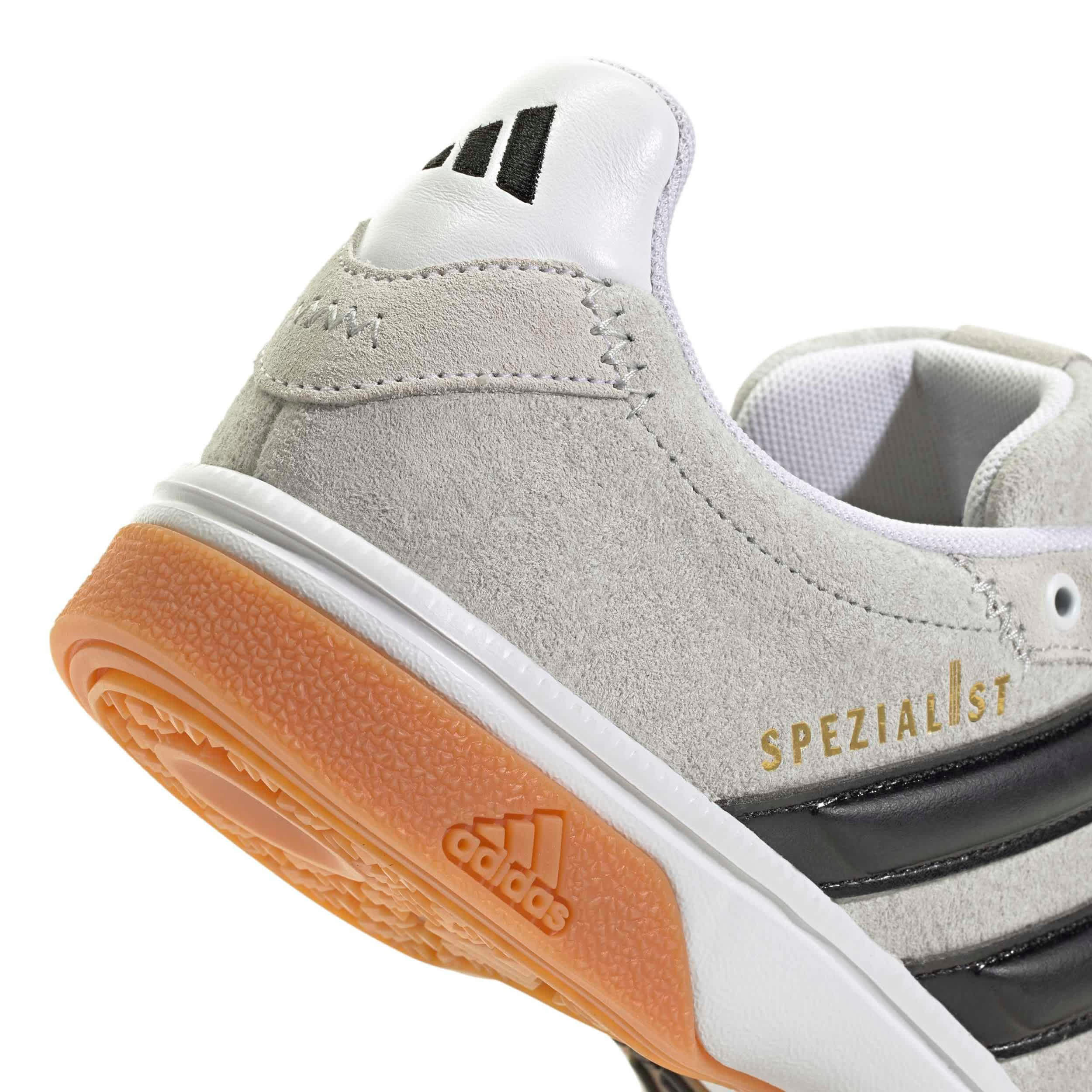 ADIDAS-MENS SPEZIALIST INDOOR VOLLEYBALL SHOES-WHITE & BLACK