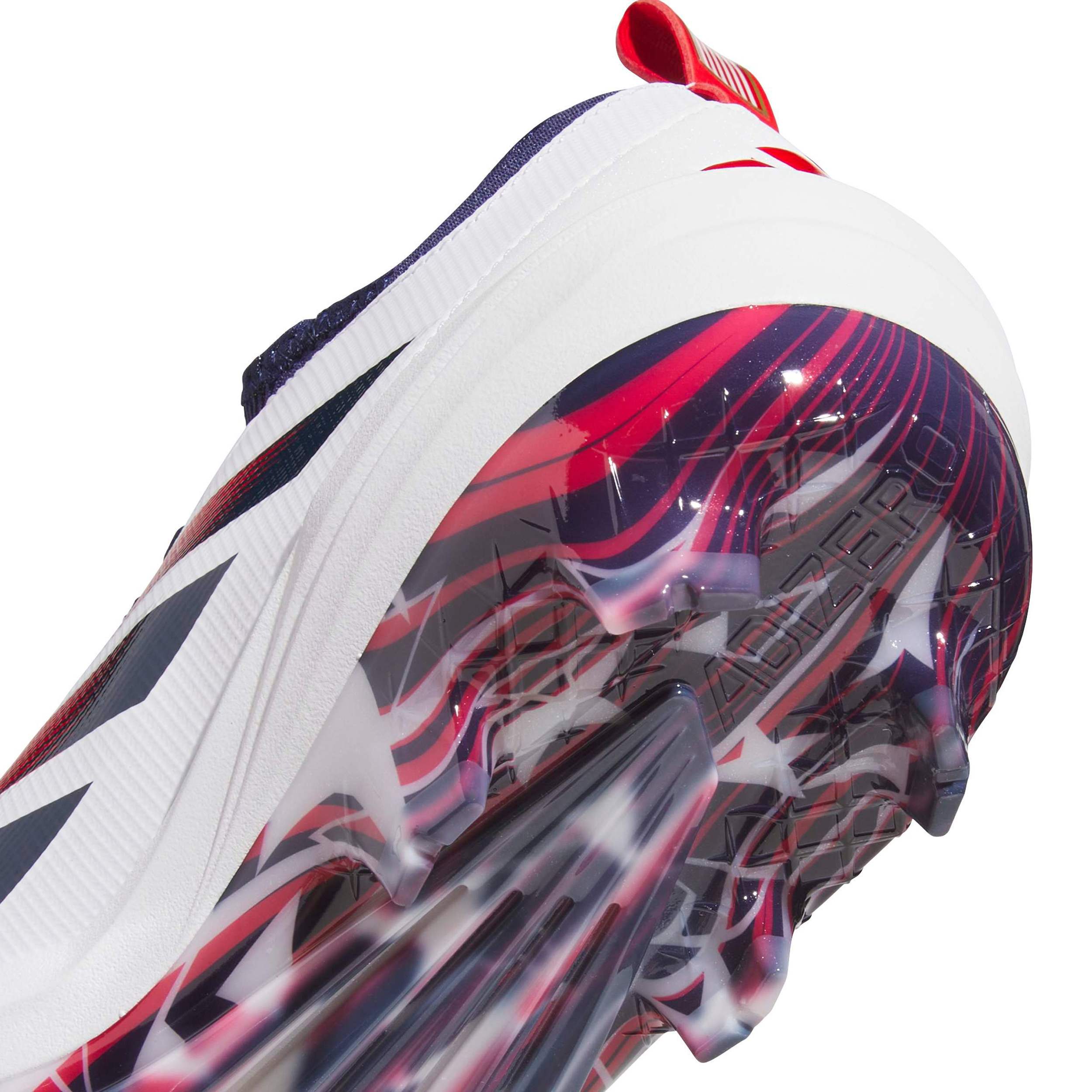ADIDAS-UNISEX ADIZERO IMPACT 2.0 USA DUGOUT SHOES-WHITE & NAVY