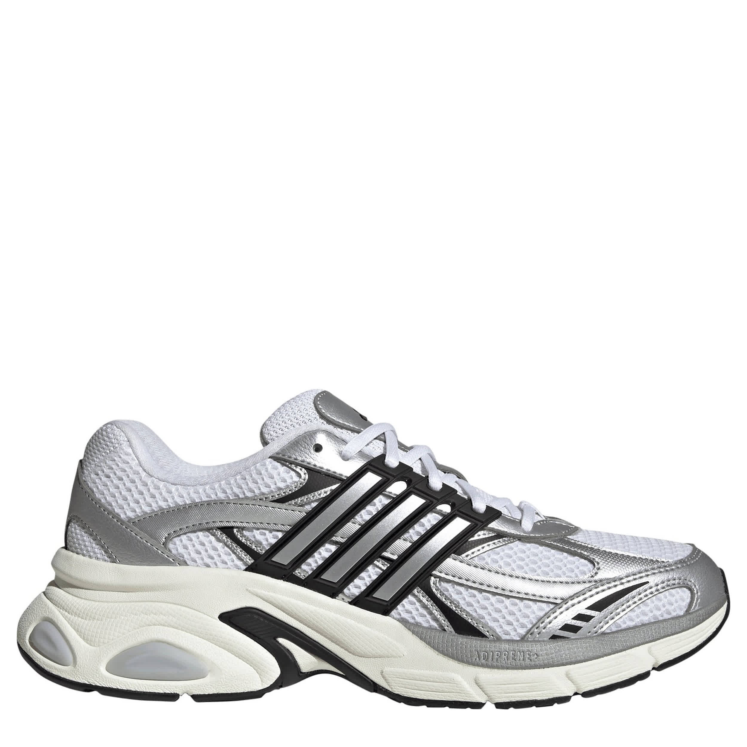 ADIDAS-MENS STARGLIDE SHOES-WHITE & SILVER