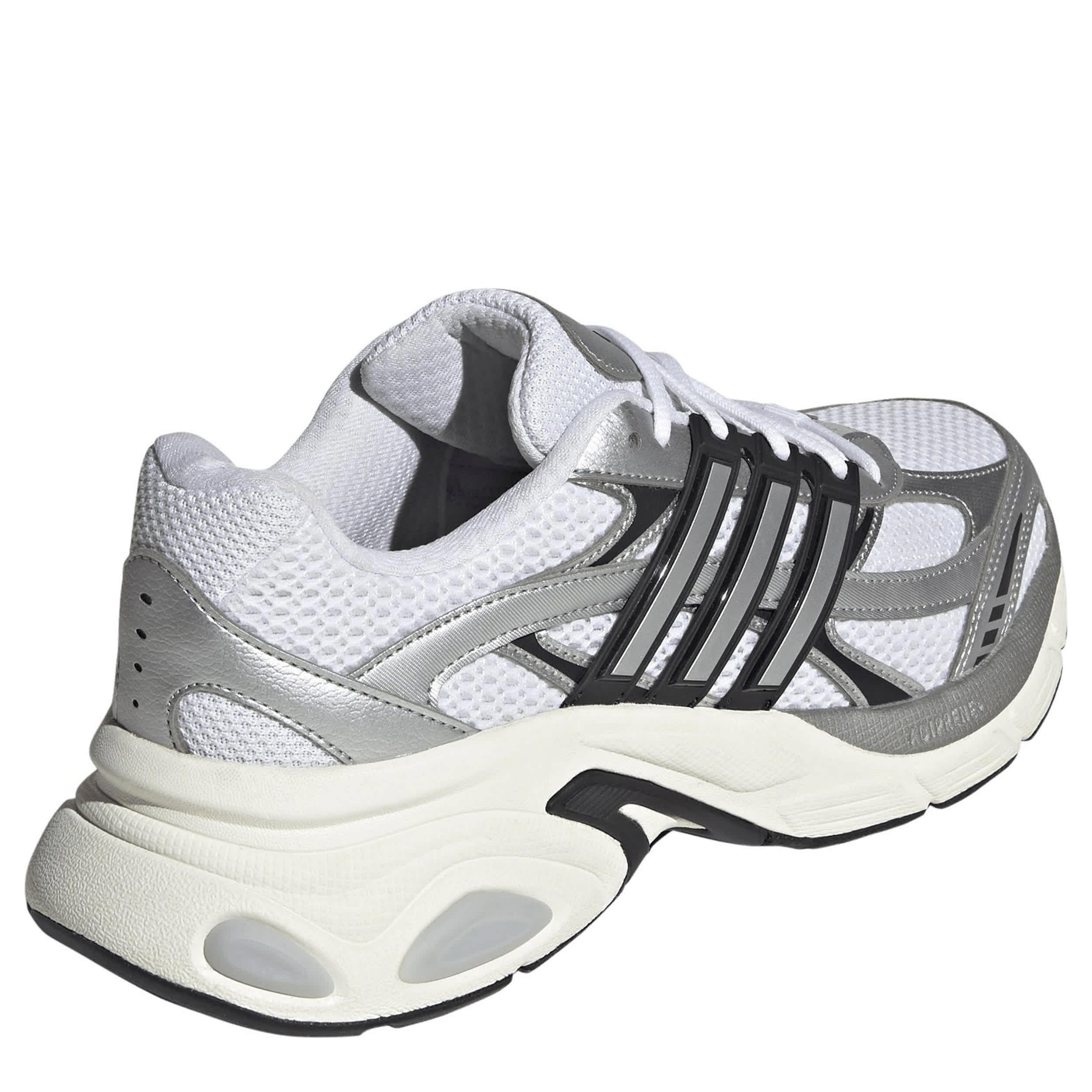 ADIDAS-MENS STARGLIDE SHOES-WHITE & SILVER