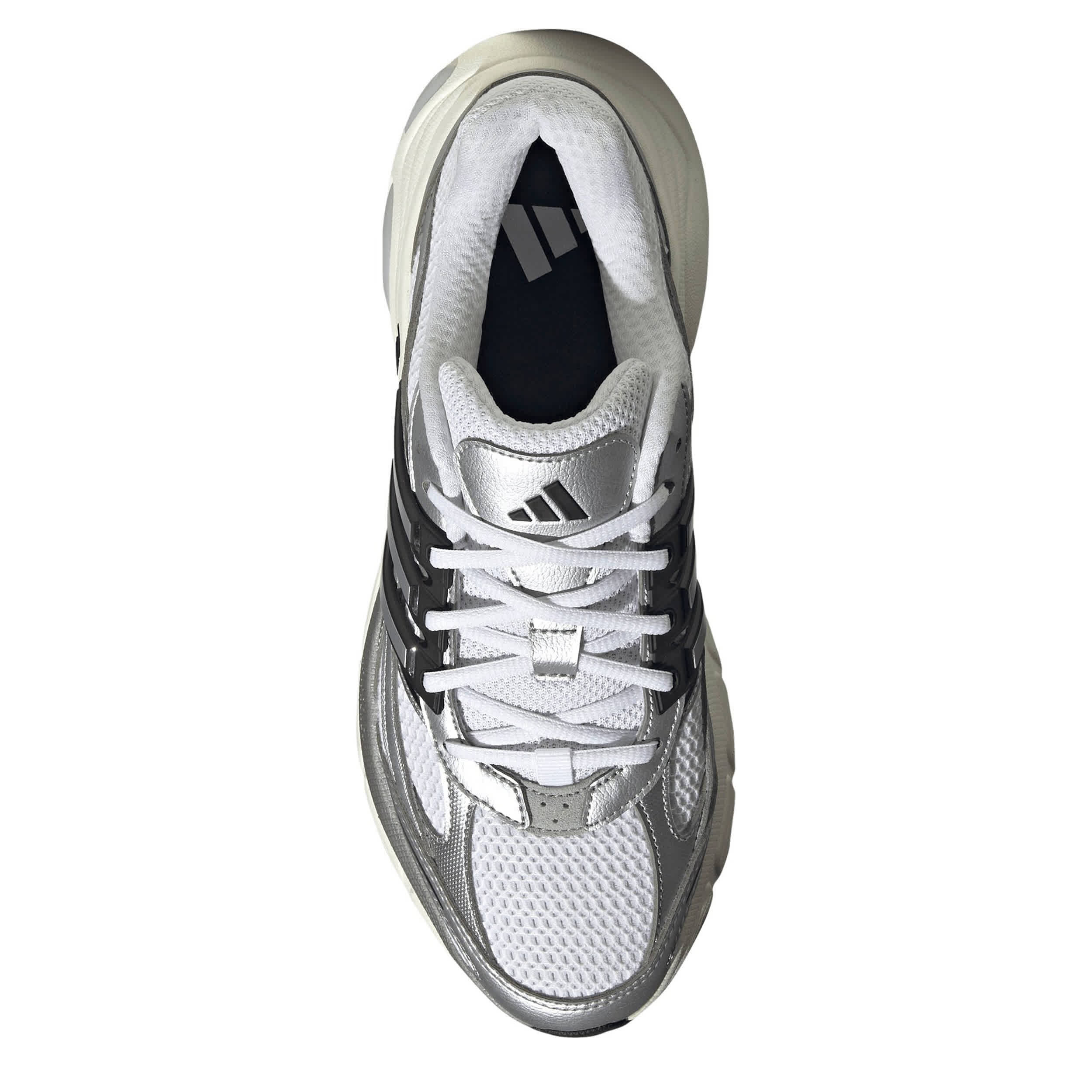 ADIDAS-MENS STARGLIDE SHOES-WHITE & SILVER