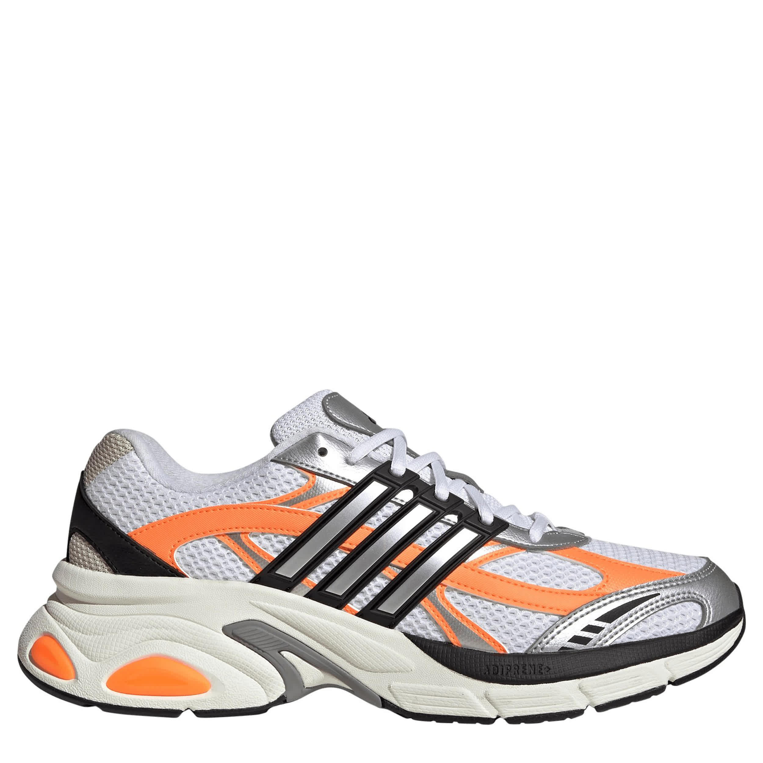 ADIDAS-MENS STARGLIDE SHOES-WHITE & ORANGE
