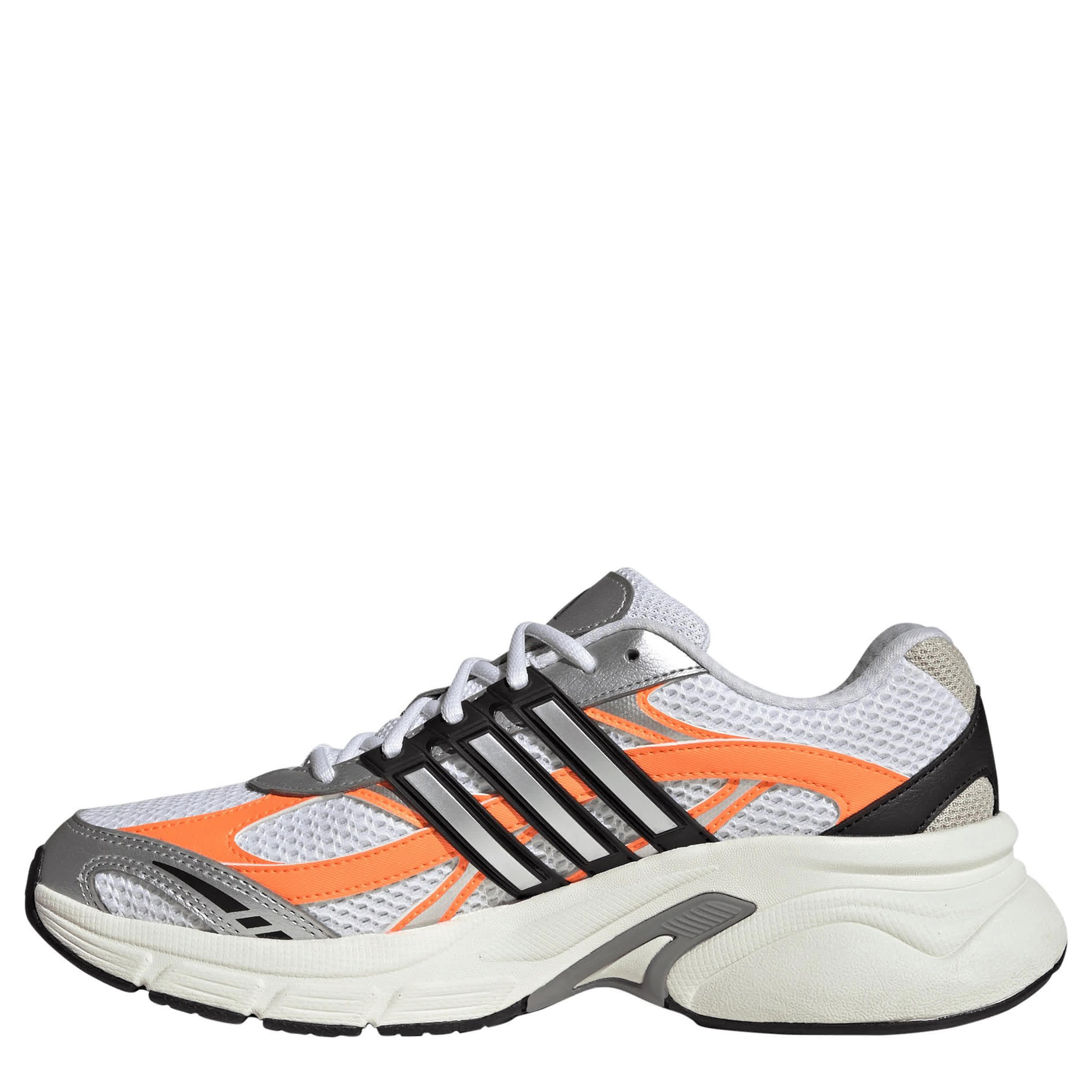 ADIDAS-MENS STARGLIDE SHOES-WHITE & ORANGE