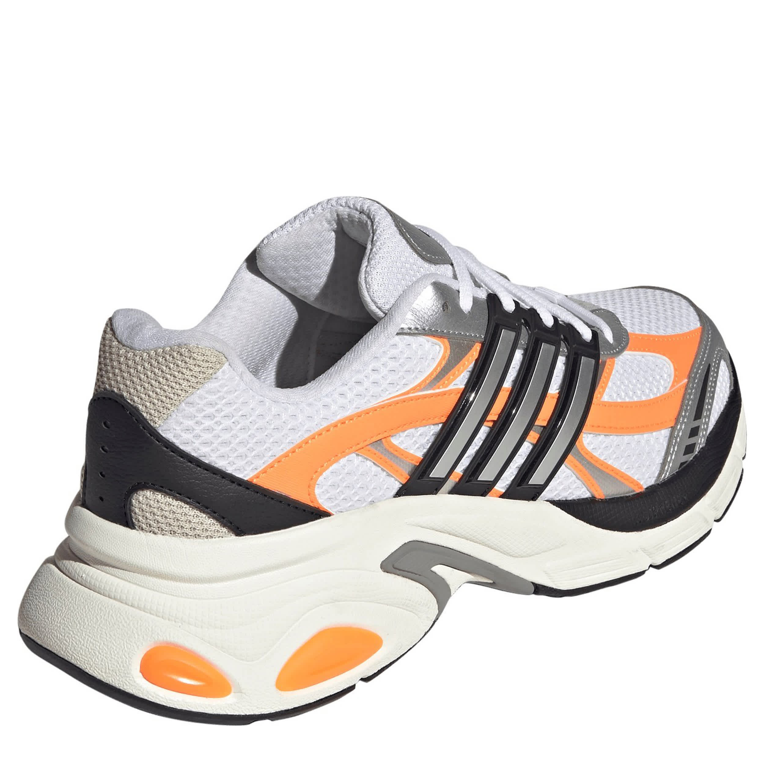 ADIDAS-MENS STARGLIDE SHOES-WHITE & ORANGE