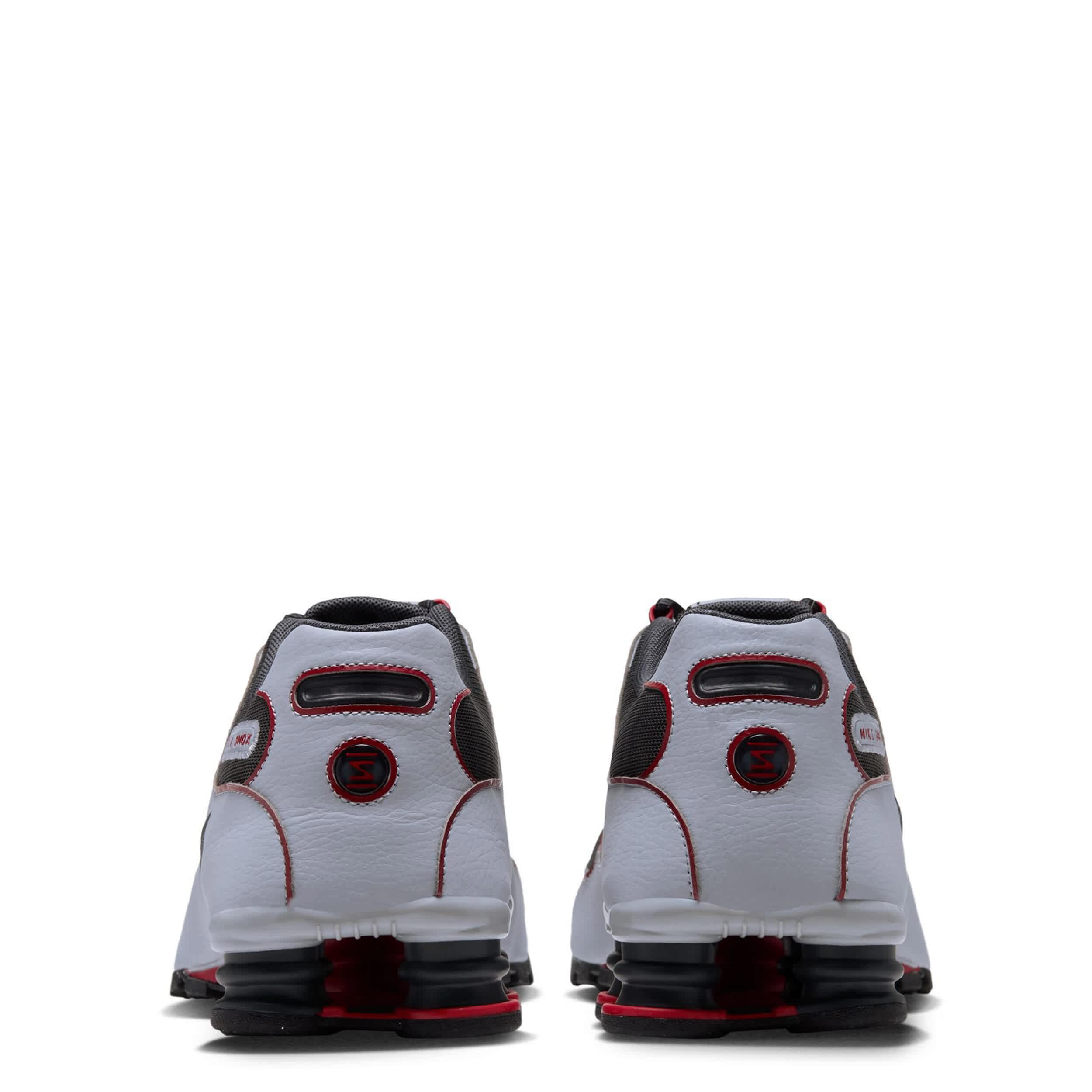 NIKE-MENS SHOX NZ SNEAKER-GREY & RED