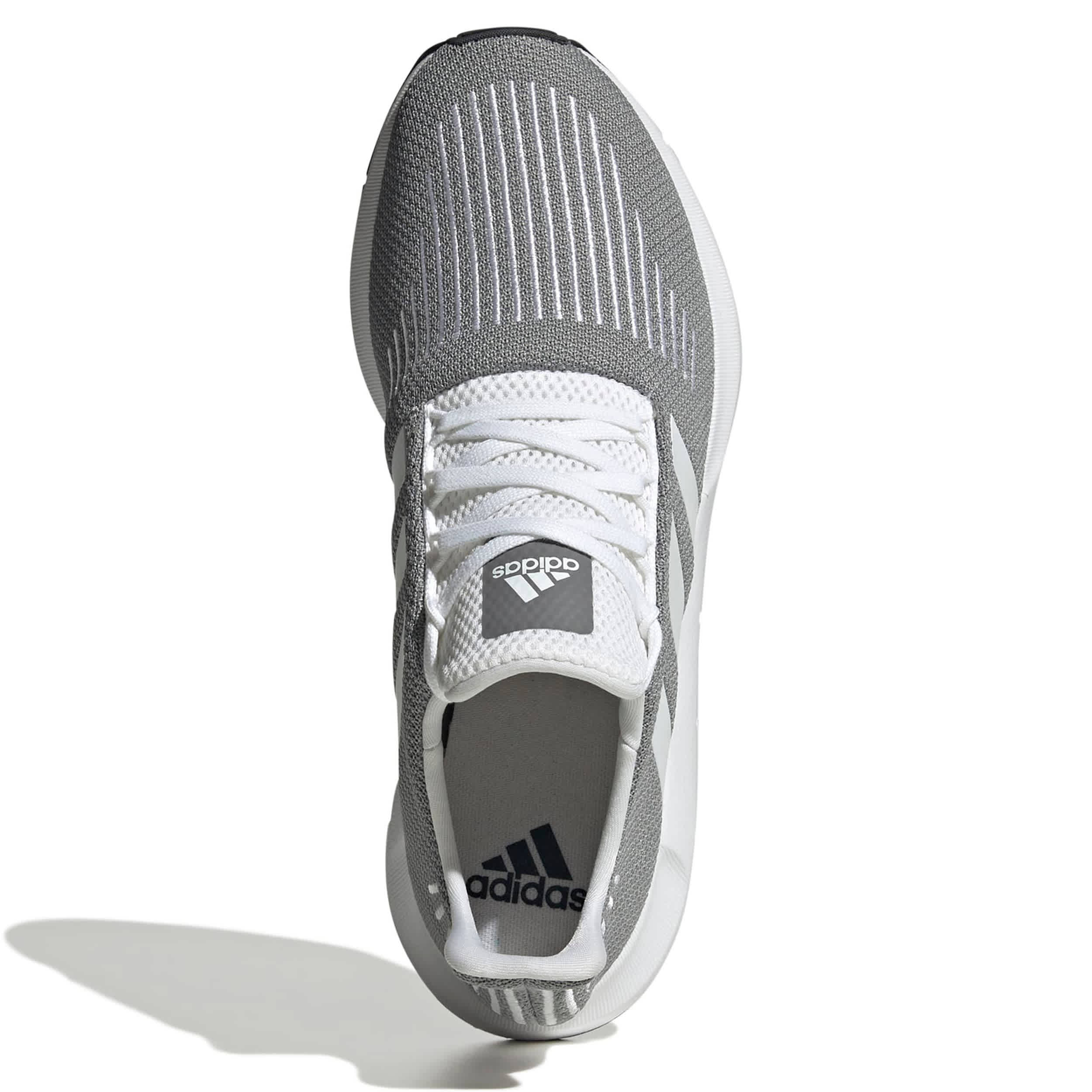 ADIDAS-MENS GREY SWIFT RUN 1.0 SNEAKER-GREY & WHITE