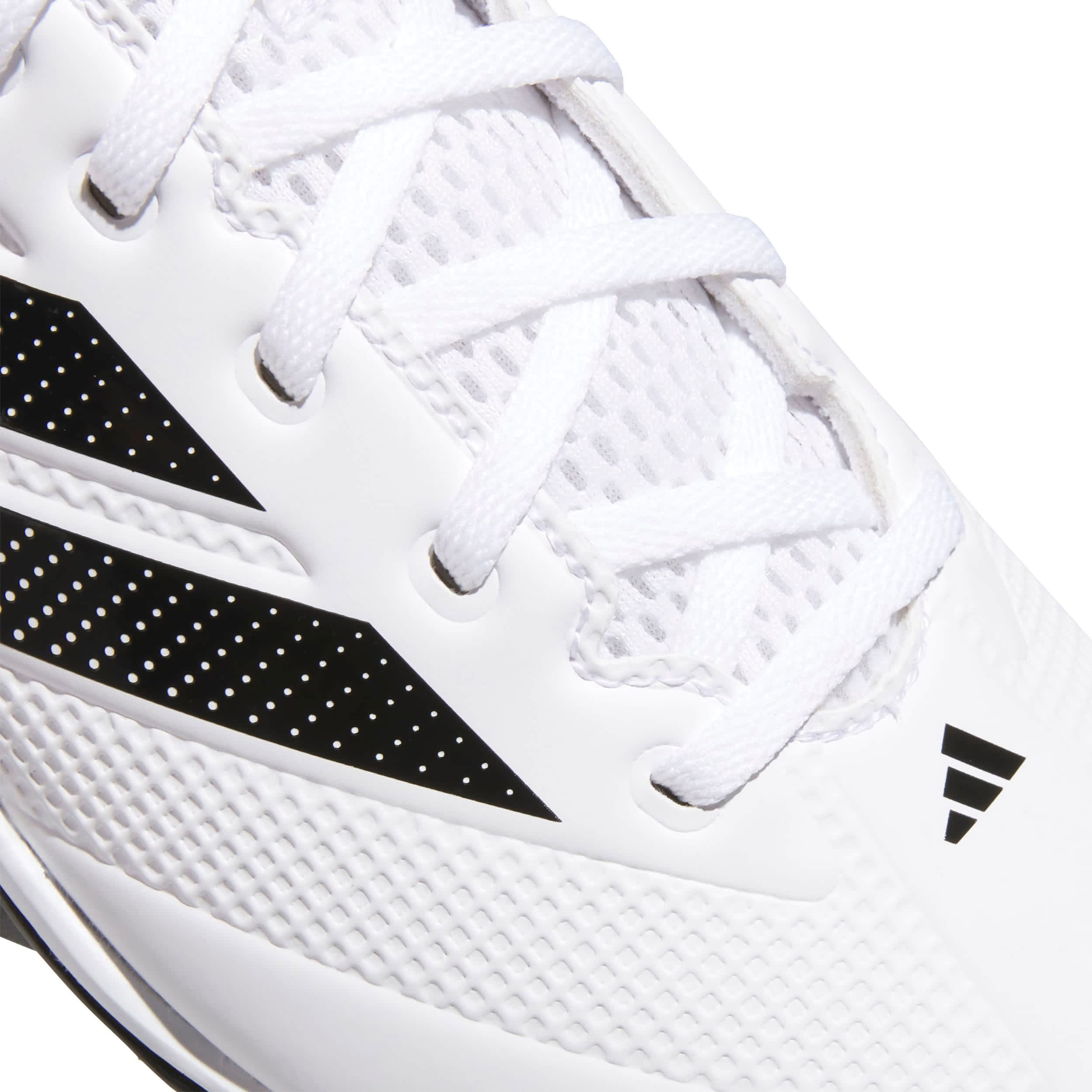 ADIDAS-MENS ADIZERO IMPAXT 2.0 BASEBALL CLEATS-WHITE & BLACK