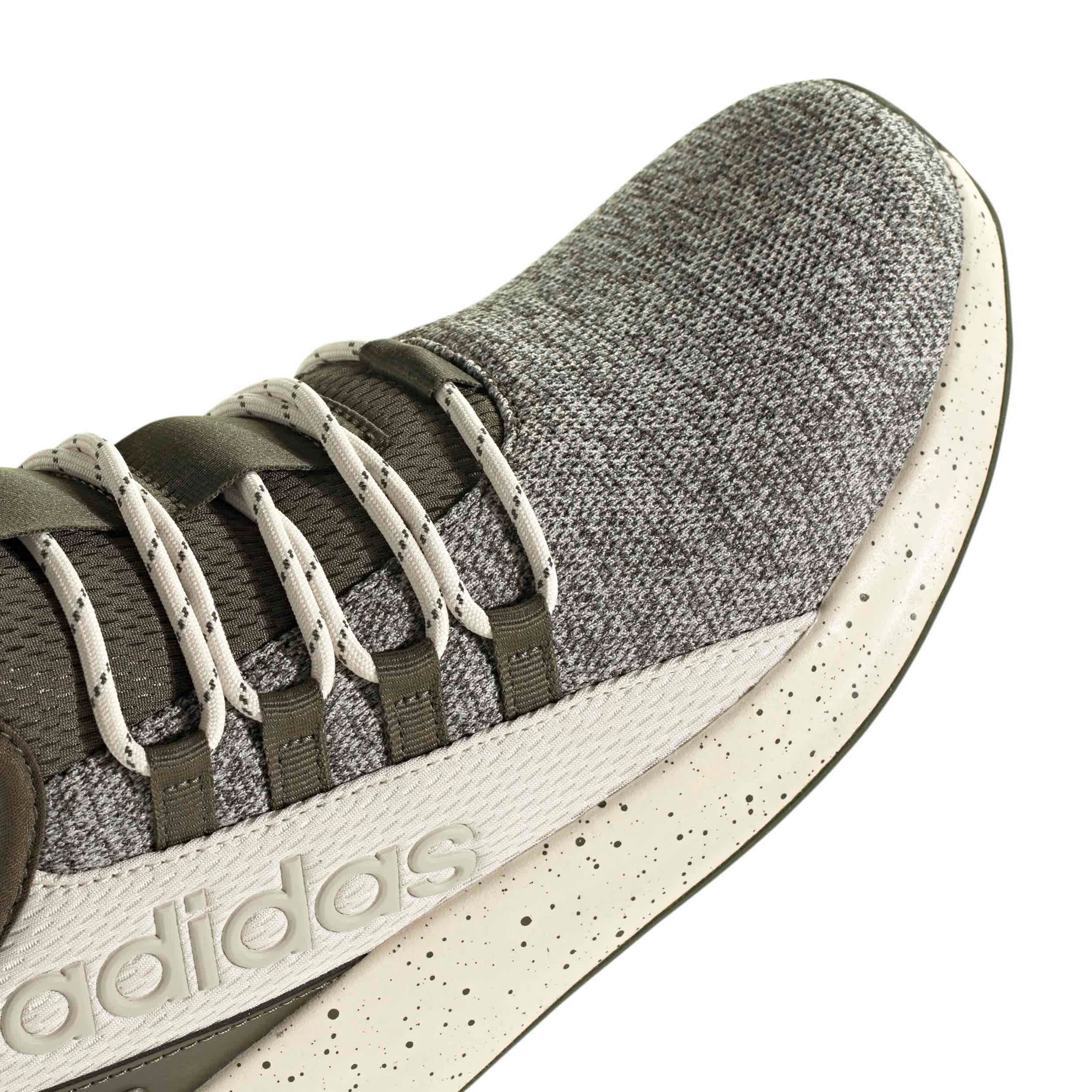 ADIDAS-MENS MEN'S LITE RACER ADAPT  8.0 ELASTIC LACE SNEAKER-OLIVE & BEIGE