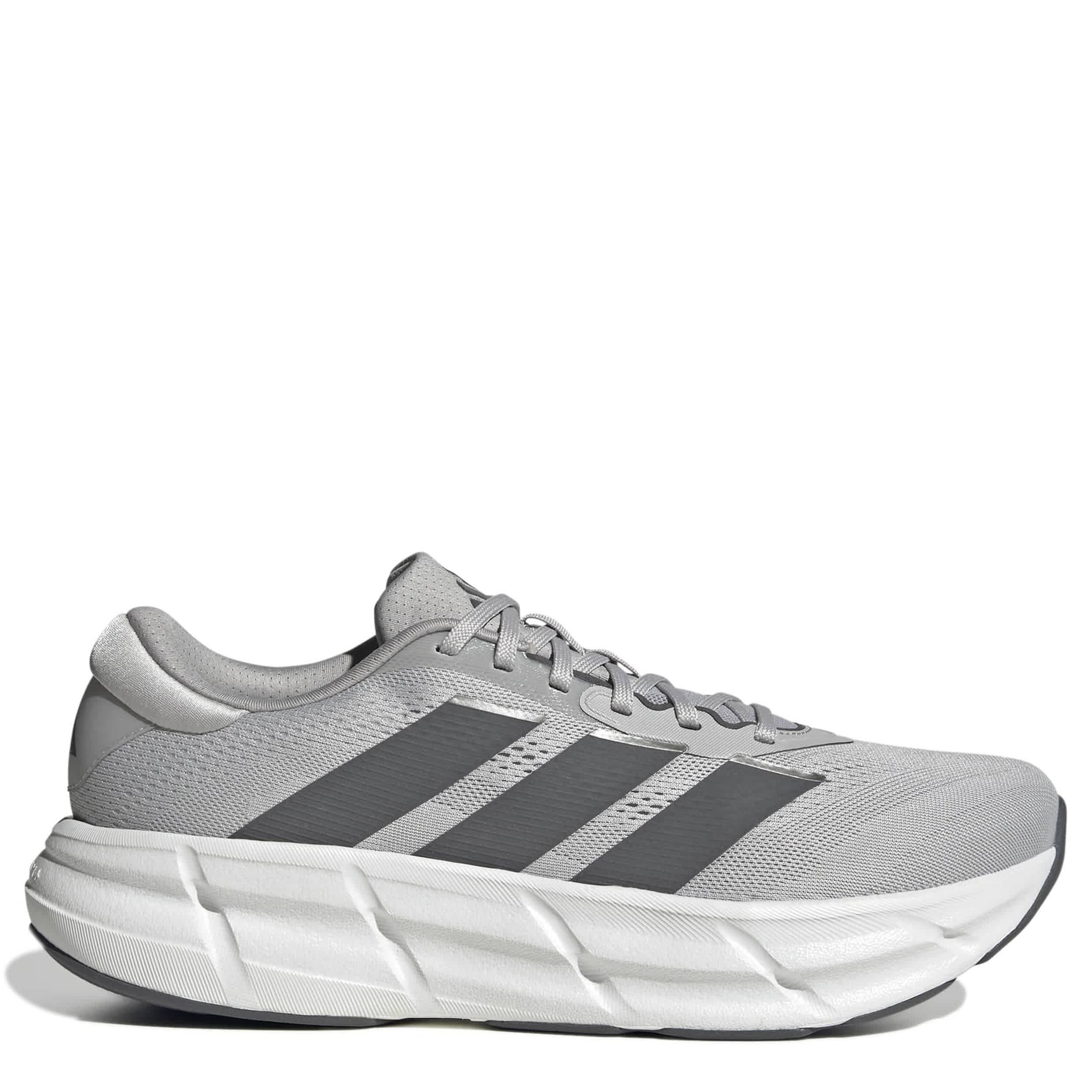 ADIDAS-MENS GREY QUESTAR 4 RUNNING SHOE-GREY & SILVER