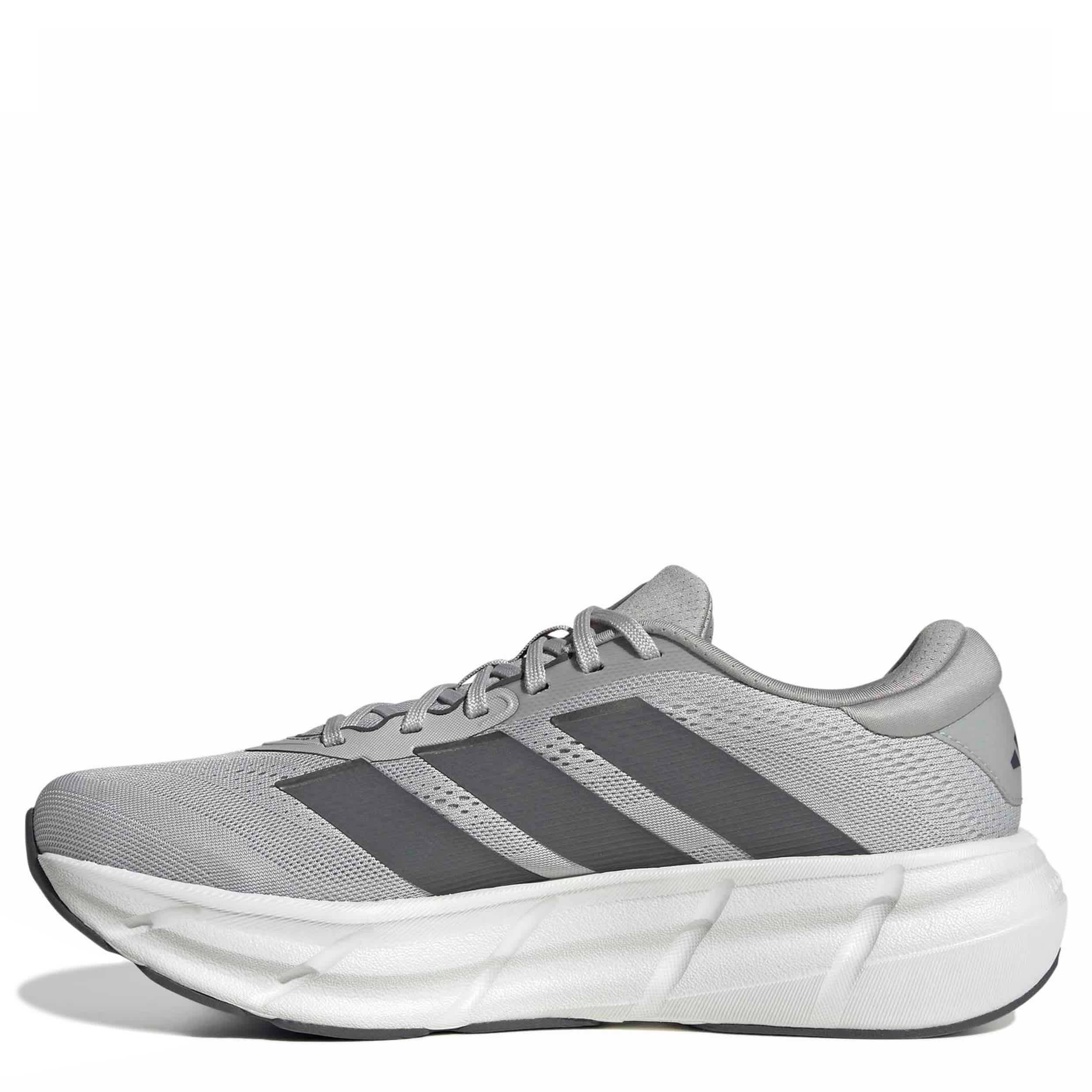 ADIDAS-MENS GREY QUESTAR 4 RUNNING SHOE-GREY & SILVER