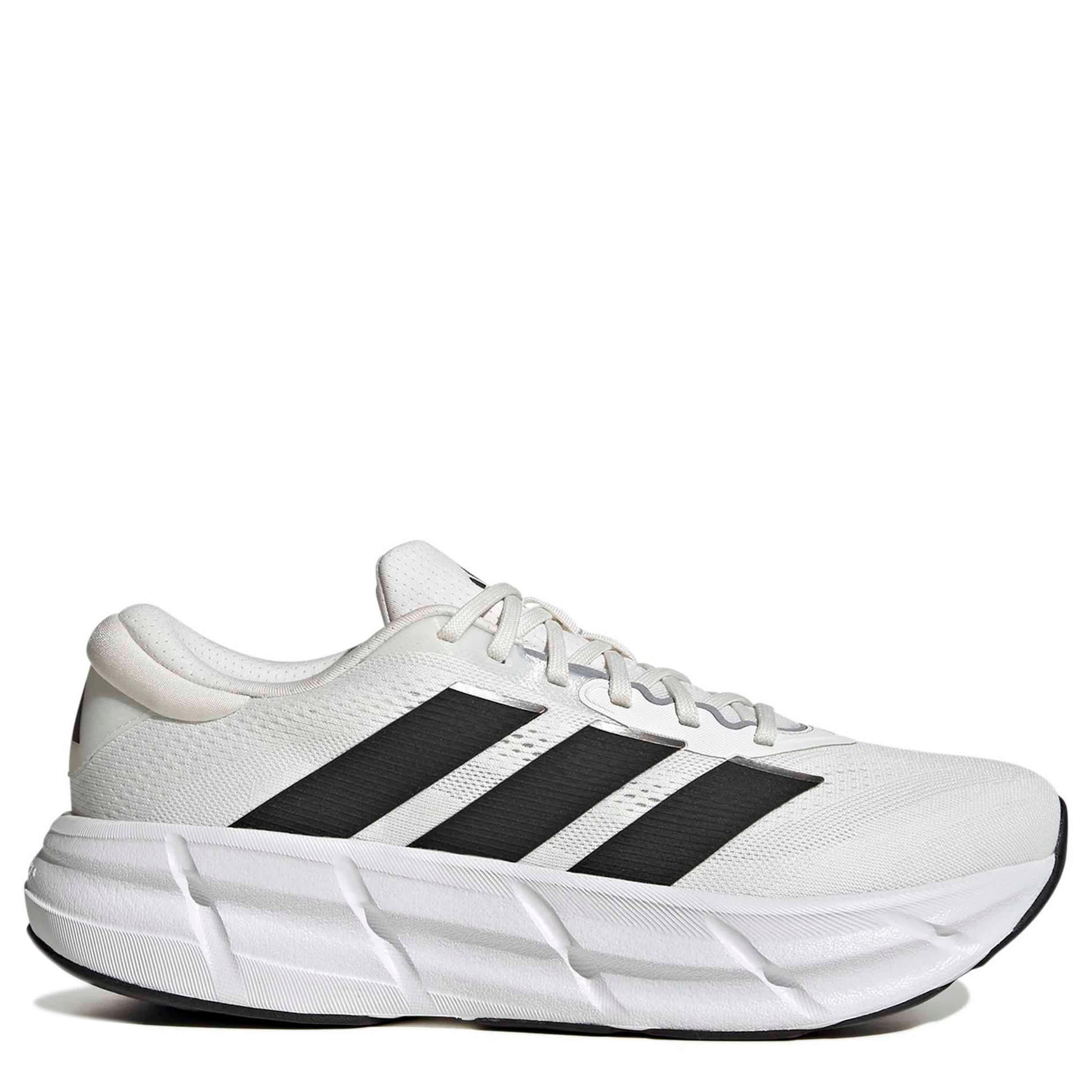 ADIDAS-MENS WHITE QUESTAR 4 RUNNING SHOE-WHITE & BLACK