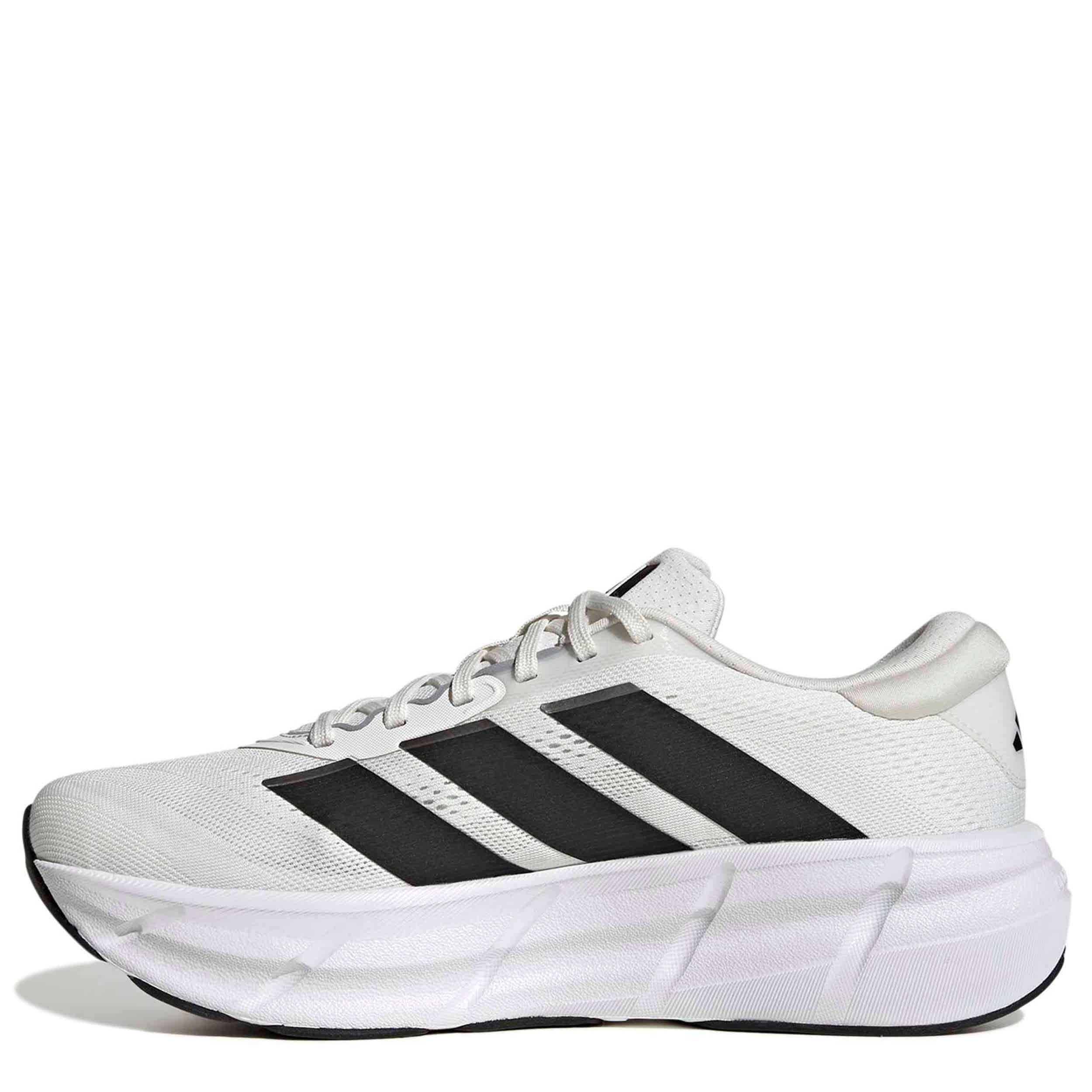 ADIDAS-MENS WHITE QUESTAR 4 RUNNING SHOE-WHITE & BLACK
