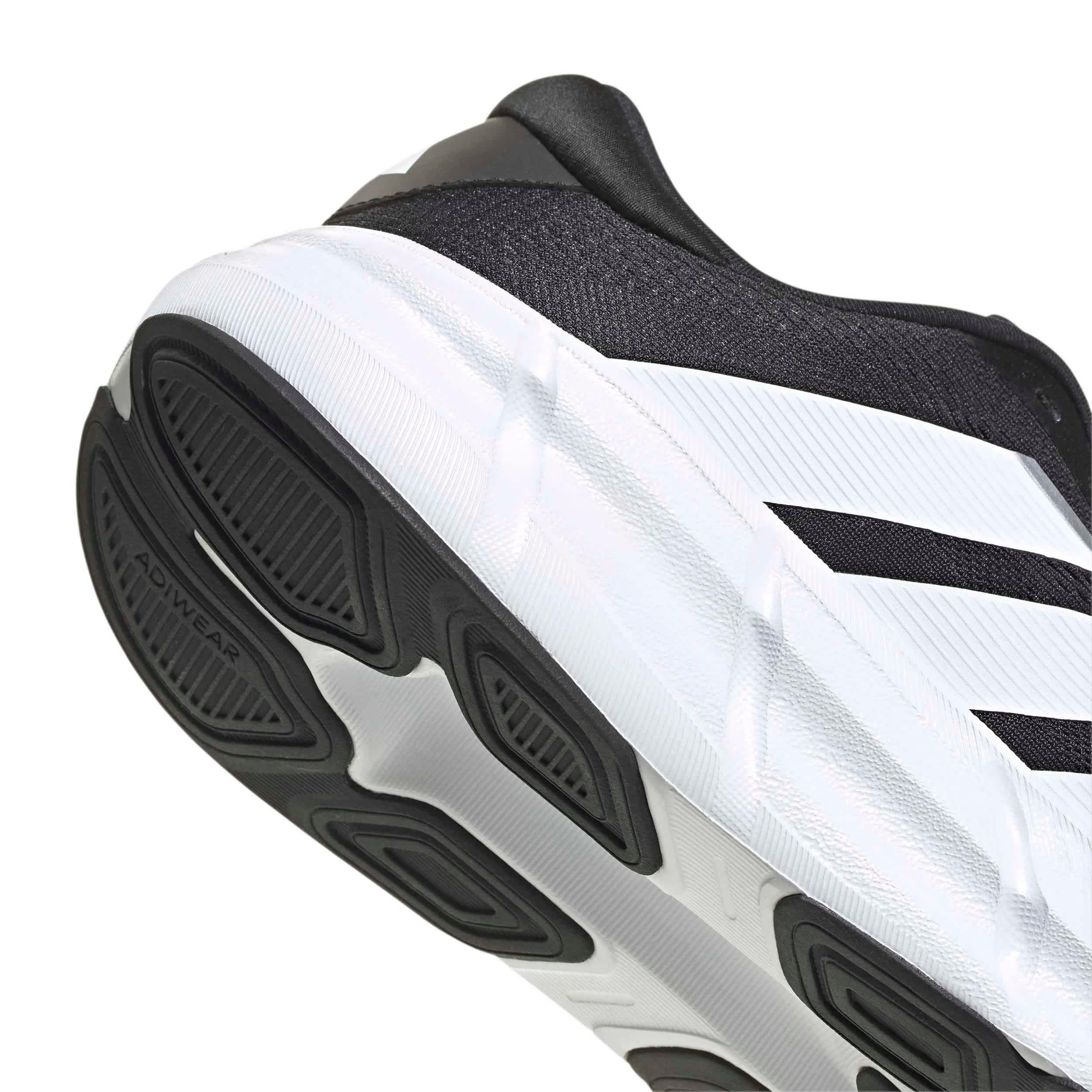 ADIDAS-MENS QUESTAR 4 RUNNING SHOES-BLACK & WHITE