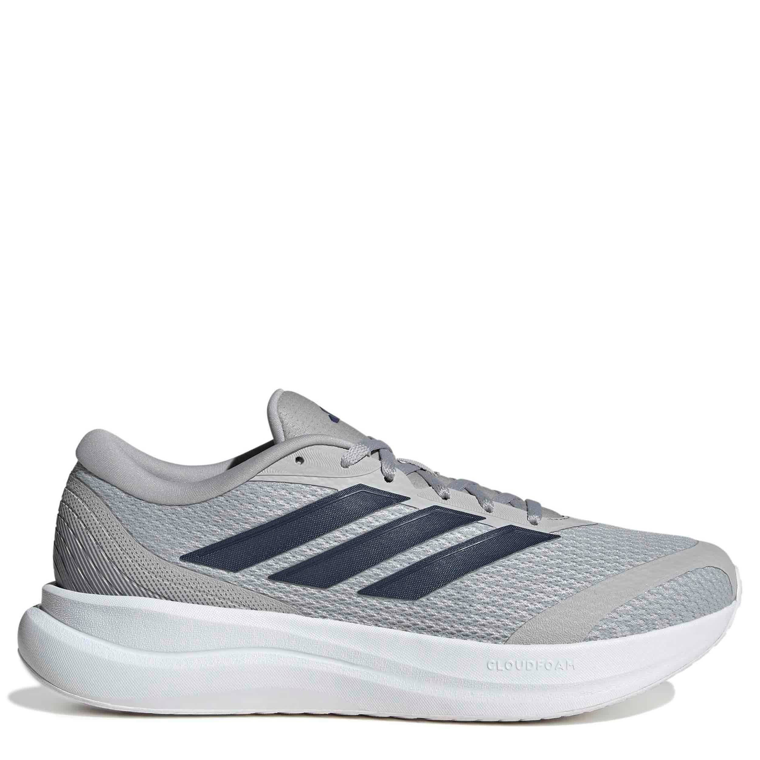 ADIDAS-MENS RUNFALCON 6 WIDE SHOES-GREY & DARK BLUE