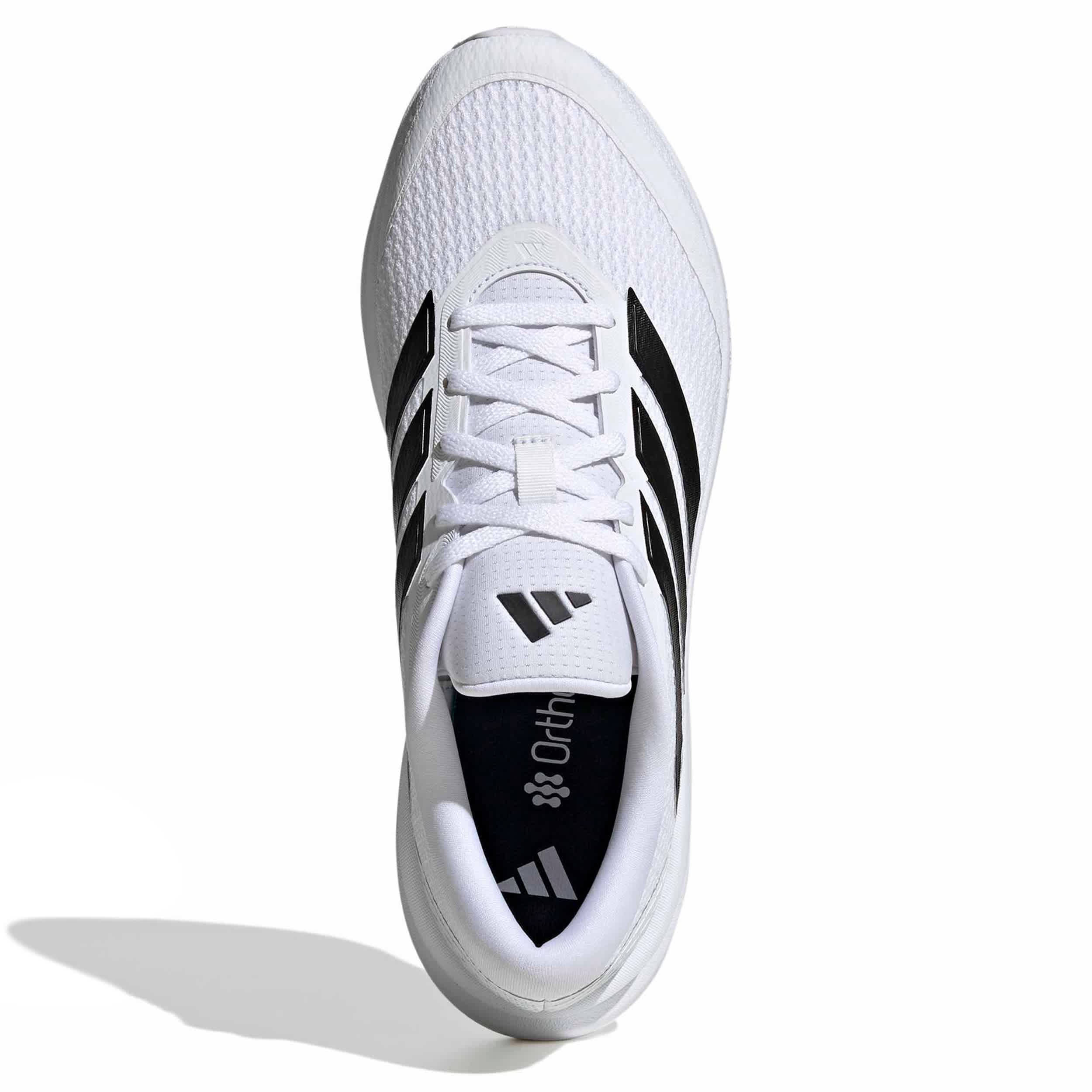 ADIDAS-MENS RUNFALCON 6 SHOES-WHITE & BLACK