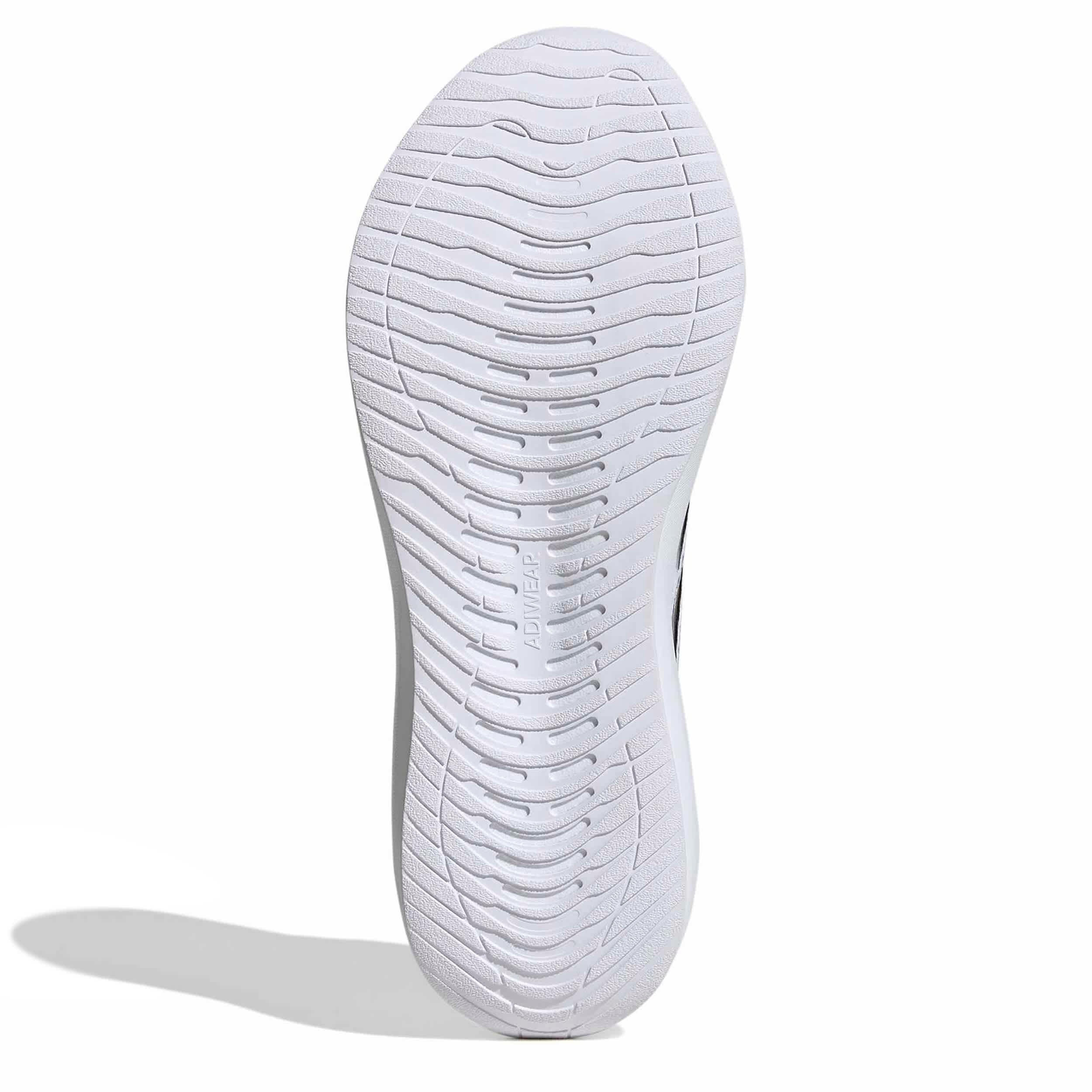 ADIDAS-MENS RUNFALCON 6 SHOES-WHITE & BLACK