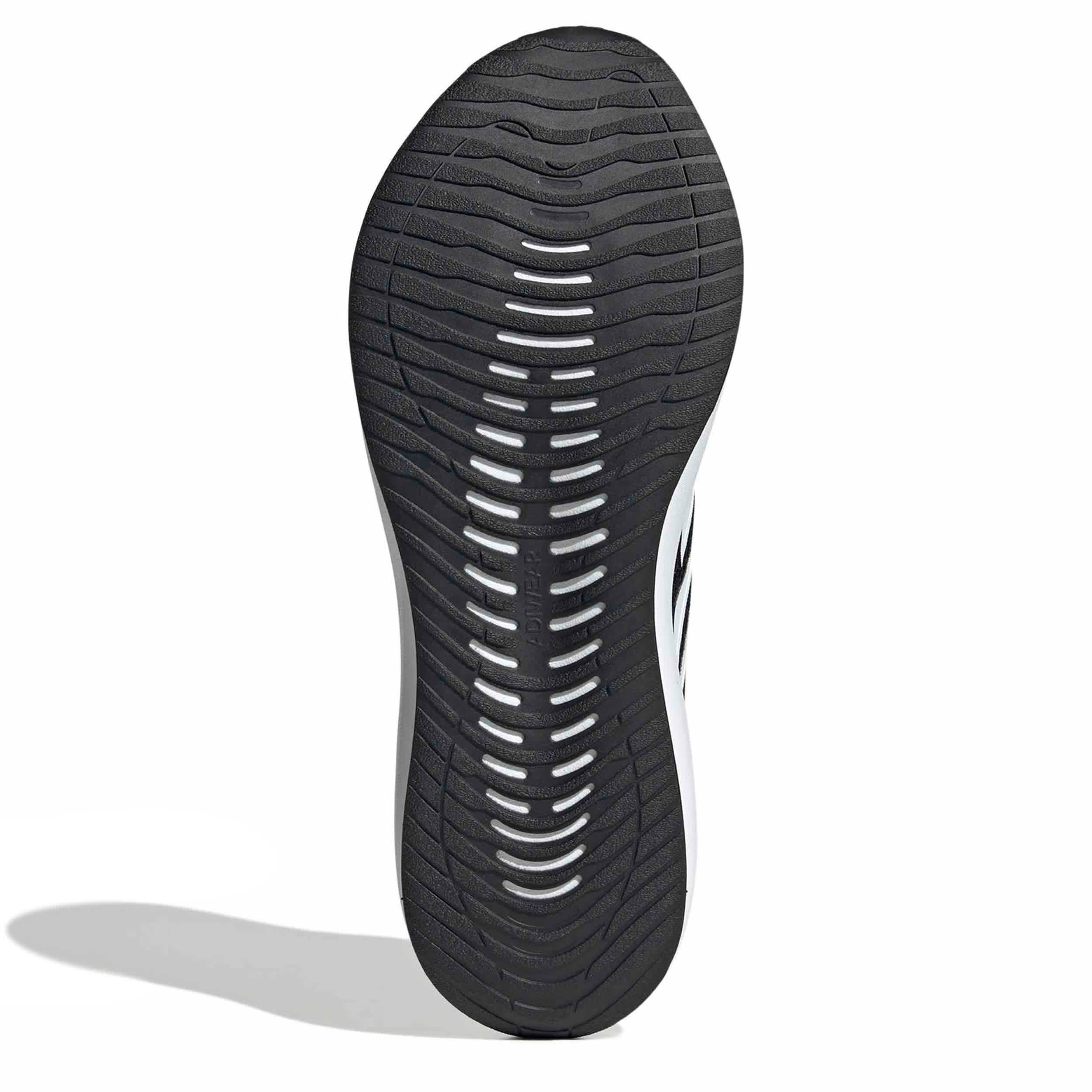 ADIDAS-MENS RUNFALCON 6 WIDE SHOES-BLACK & WHITE