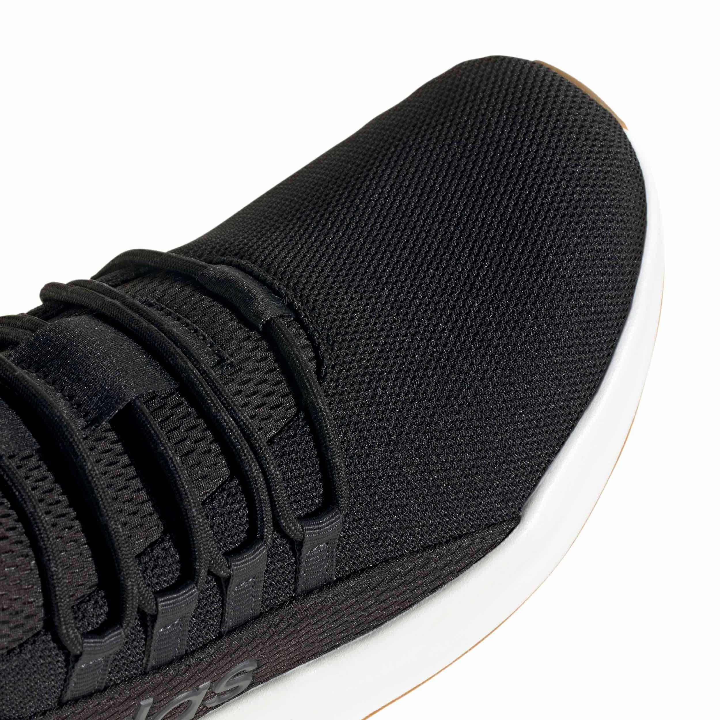ADIDAS-MENS LITE RACER ADAPT 8.0 ELASTIC LACE SHOE-BLACK & GREY