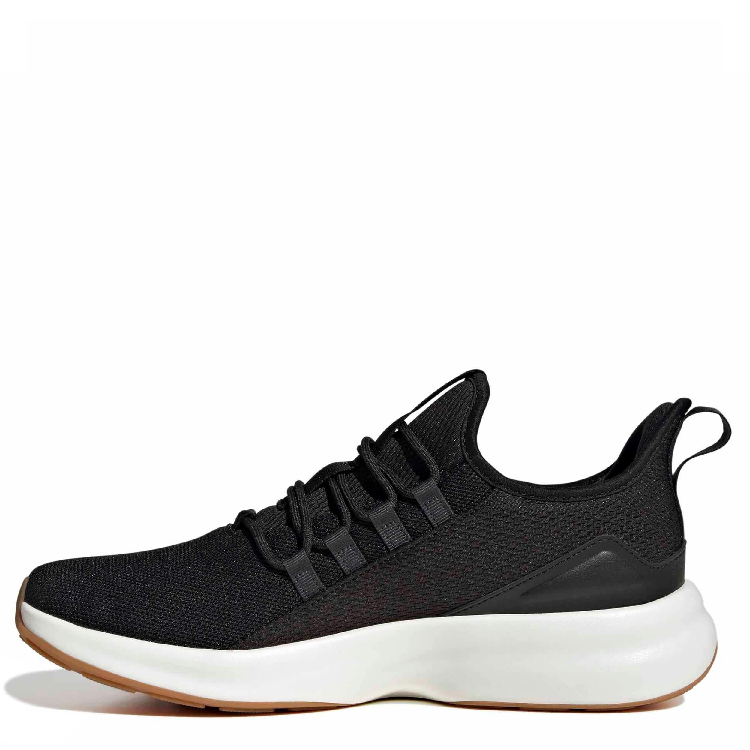 ADIDAS-MENS LITE RACER ADAPT 8.0 ELASTIC LACE SHOE-BLACK & GREY